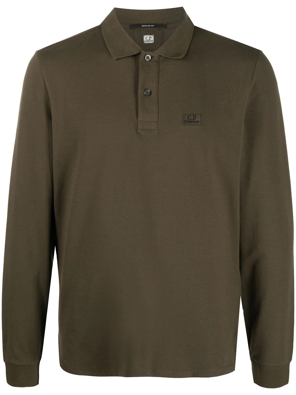 long-sleeve polo shirt - 1