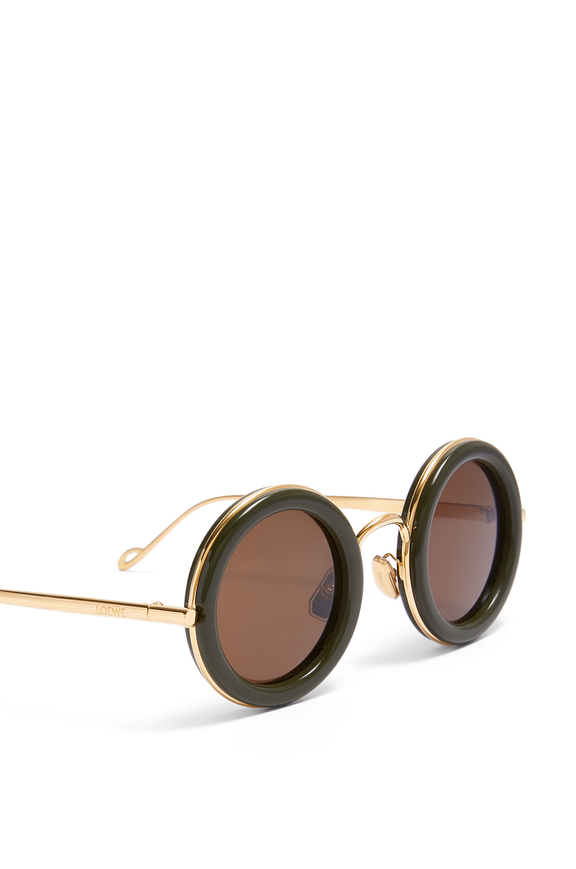 Round sunglasses in acetate - 5