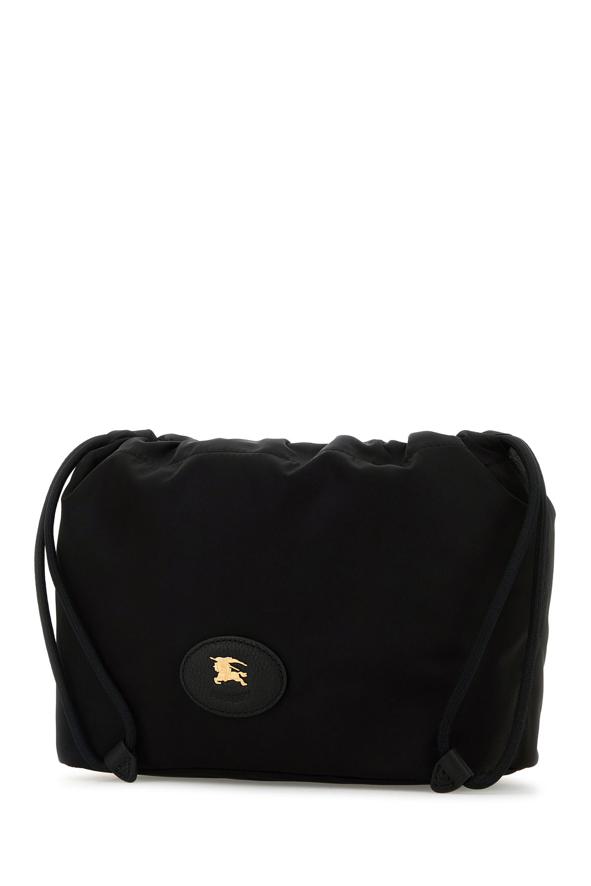 Black canvas Horseshoe reversible clutch - 2
