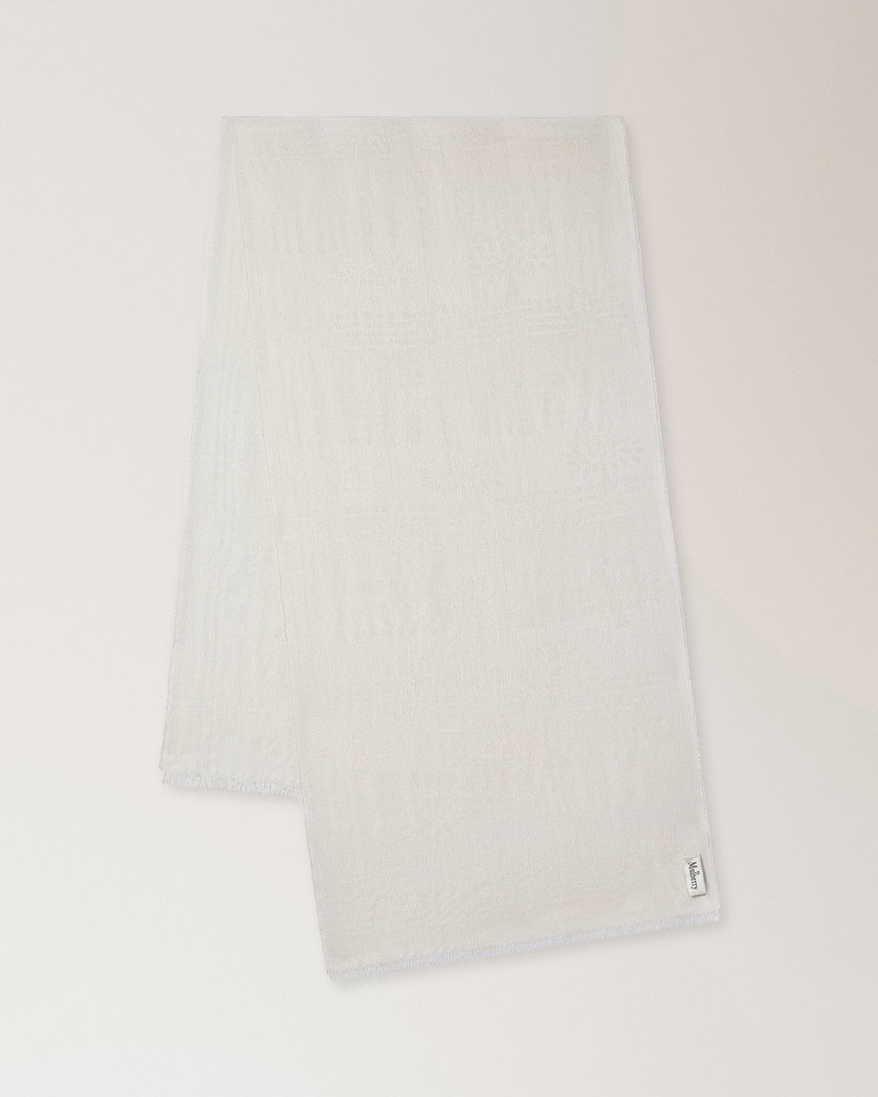 Mulberry Heritage Check & Tree Scarf
Cream Wool Blend outlook