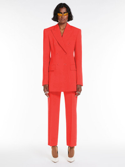Sportmax VISCHIO Double-breasted stretch wool blazer outlook