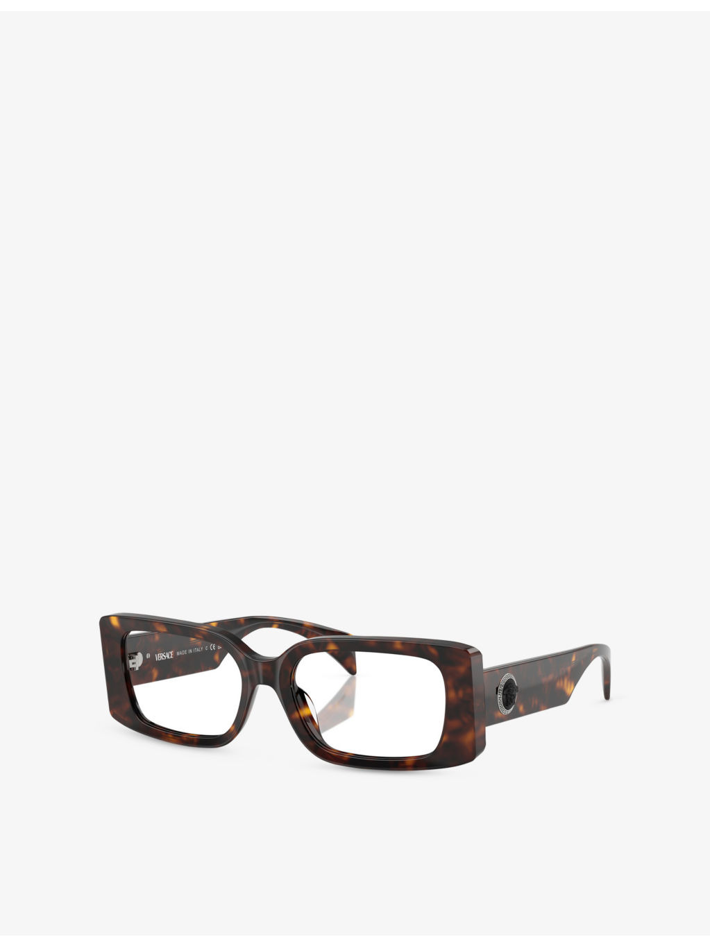 VE3362U Rectangular-Frame Acetate Glasses - 2