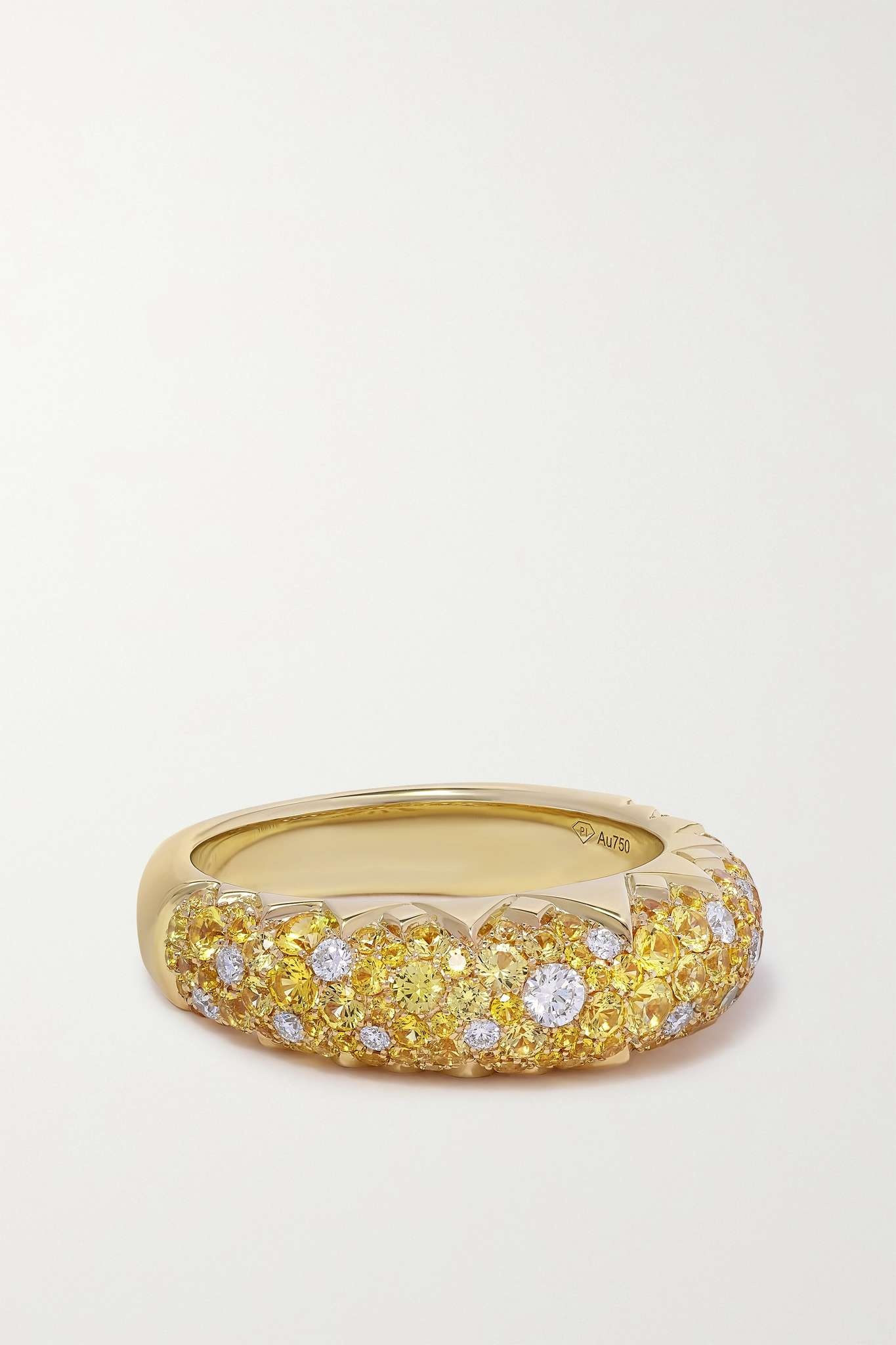 Sunlight 18-karat gold, sapphire and diamond ring - 1