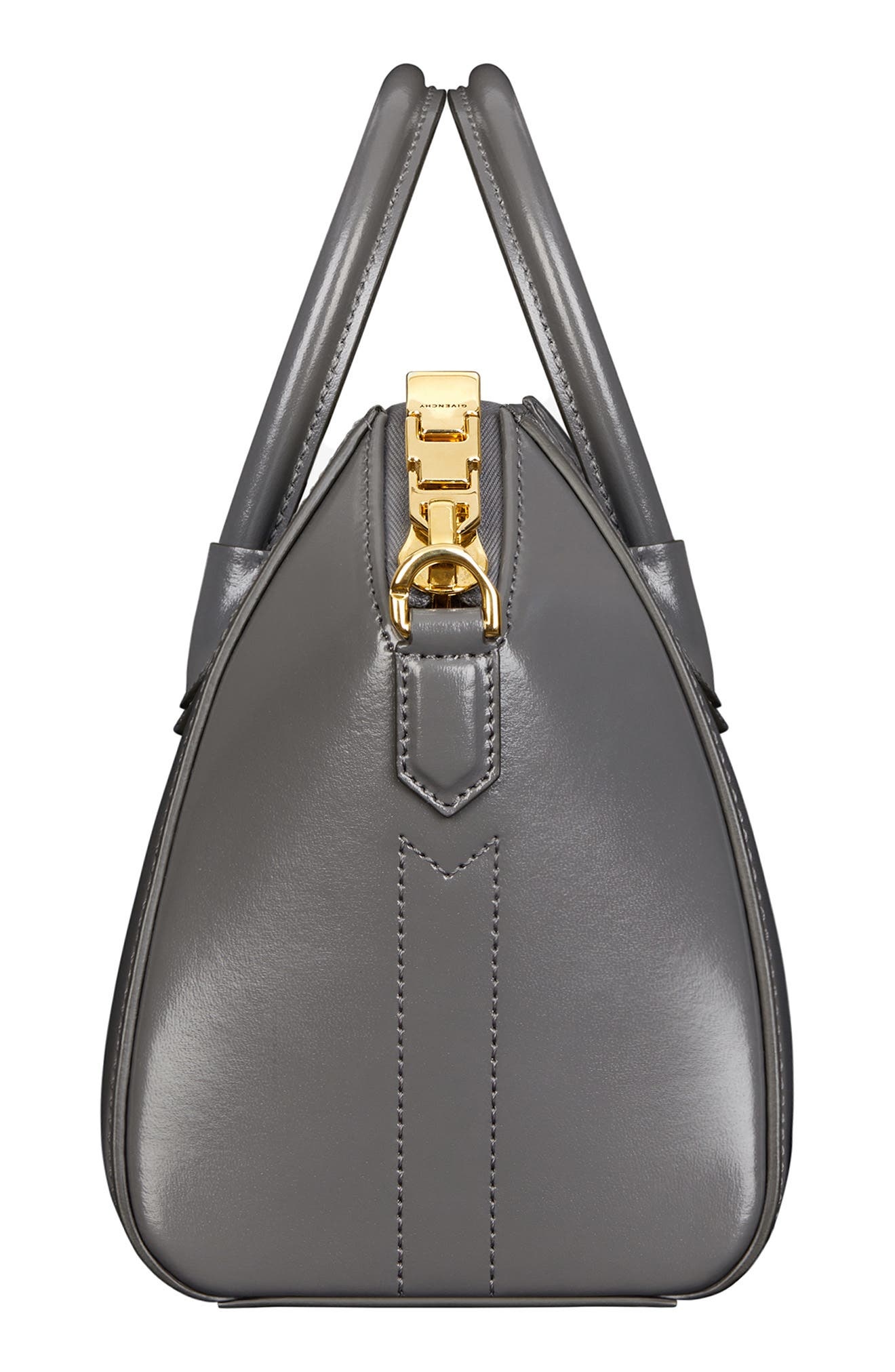 Givenchy Mini Antigona Leather Satchel in Charcoal at Nordstrom - 7