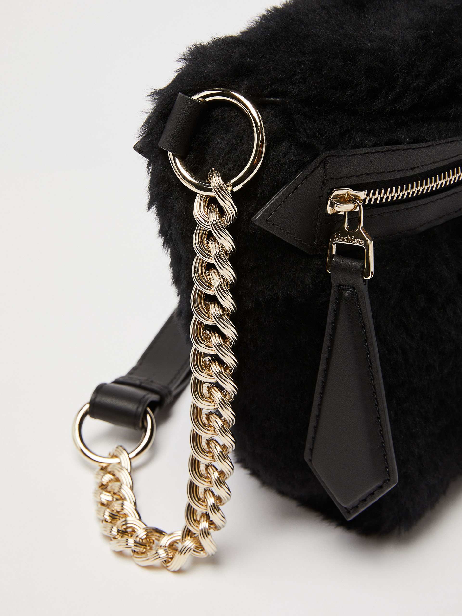 NEWBAN1 Teddy fabric belt bag - 5