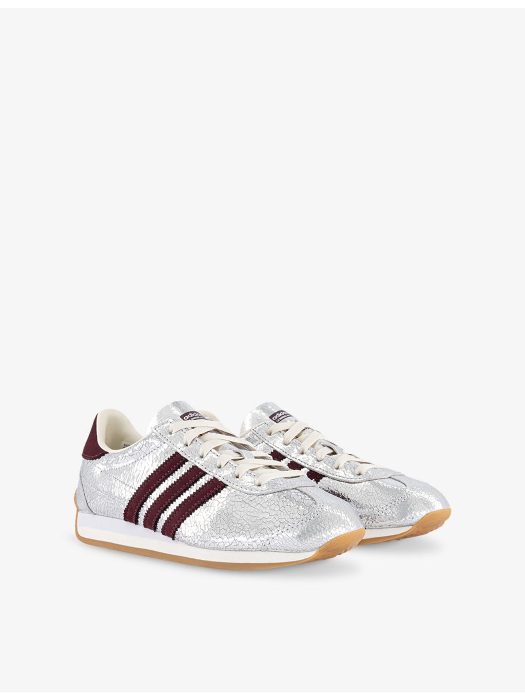 Country OG Metallic Leather Low-Top Trainers - 3