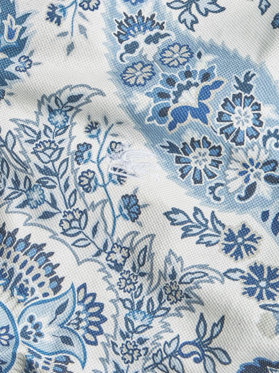 FLORAL PAISLEY POLO SHIRT - 6
