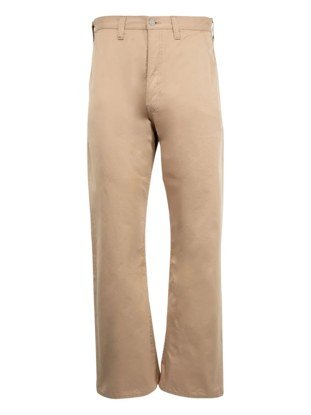 flat cotton trousers - 1