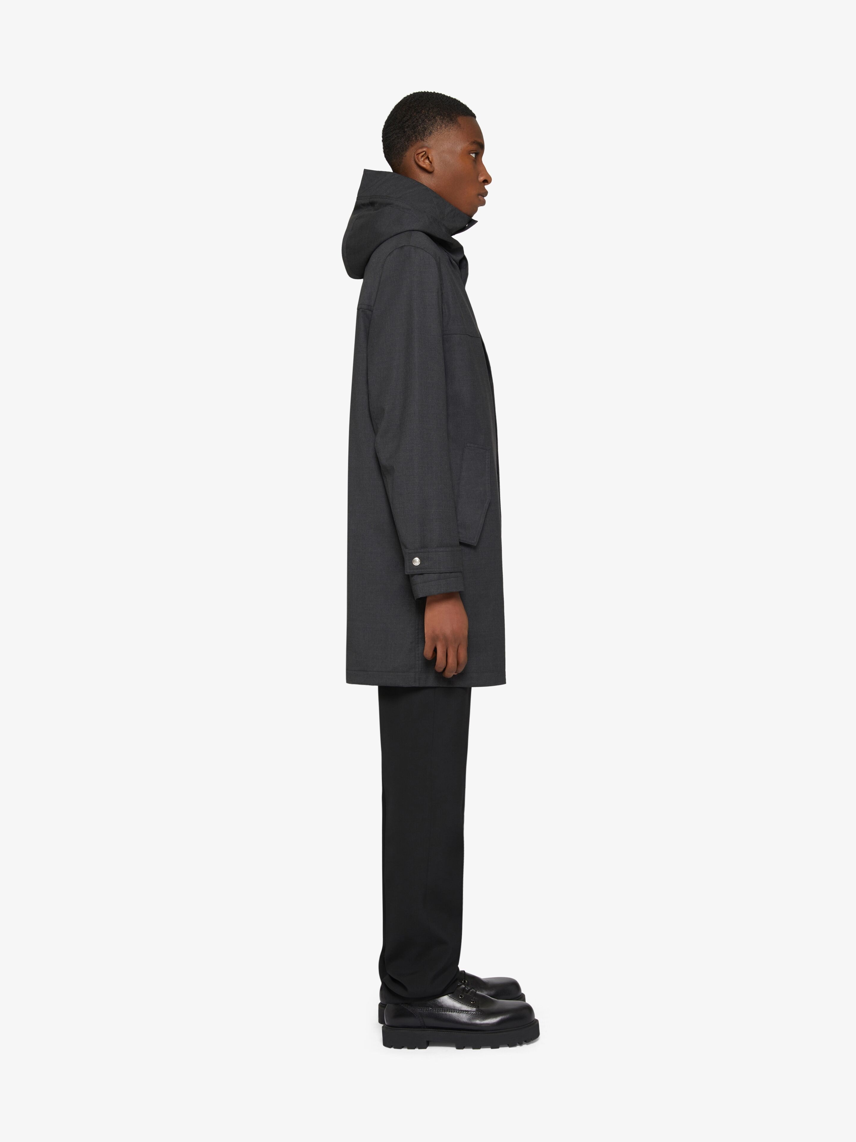 PARKA IN WOOL - 3