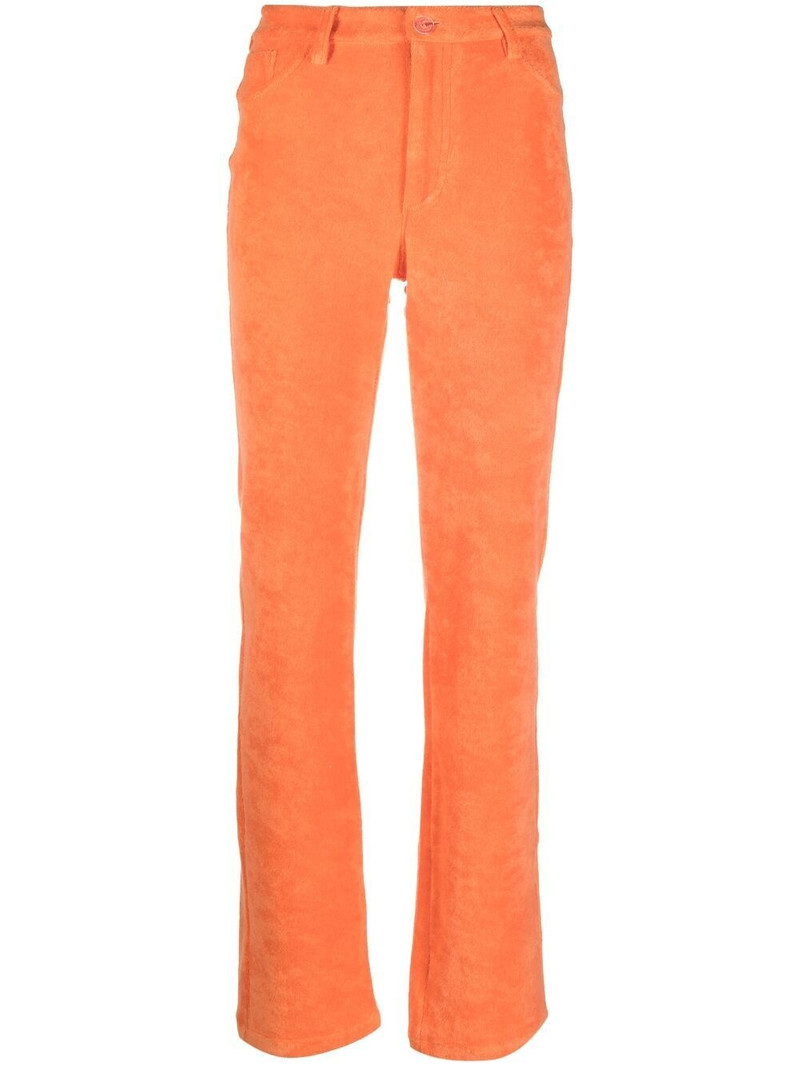 Mockumentary straight-leg trousers 1