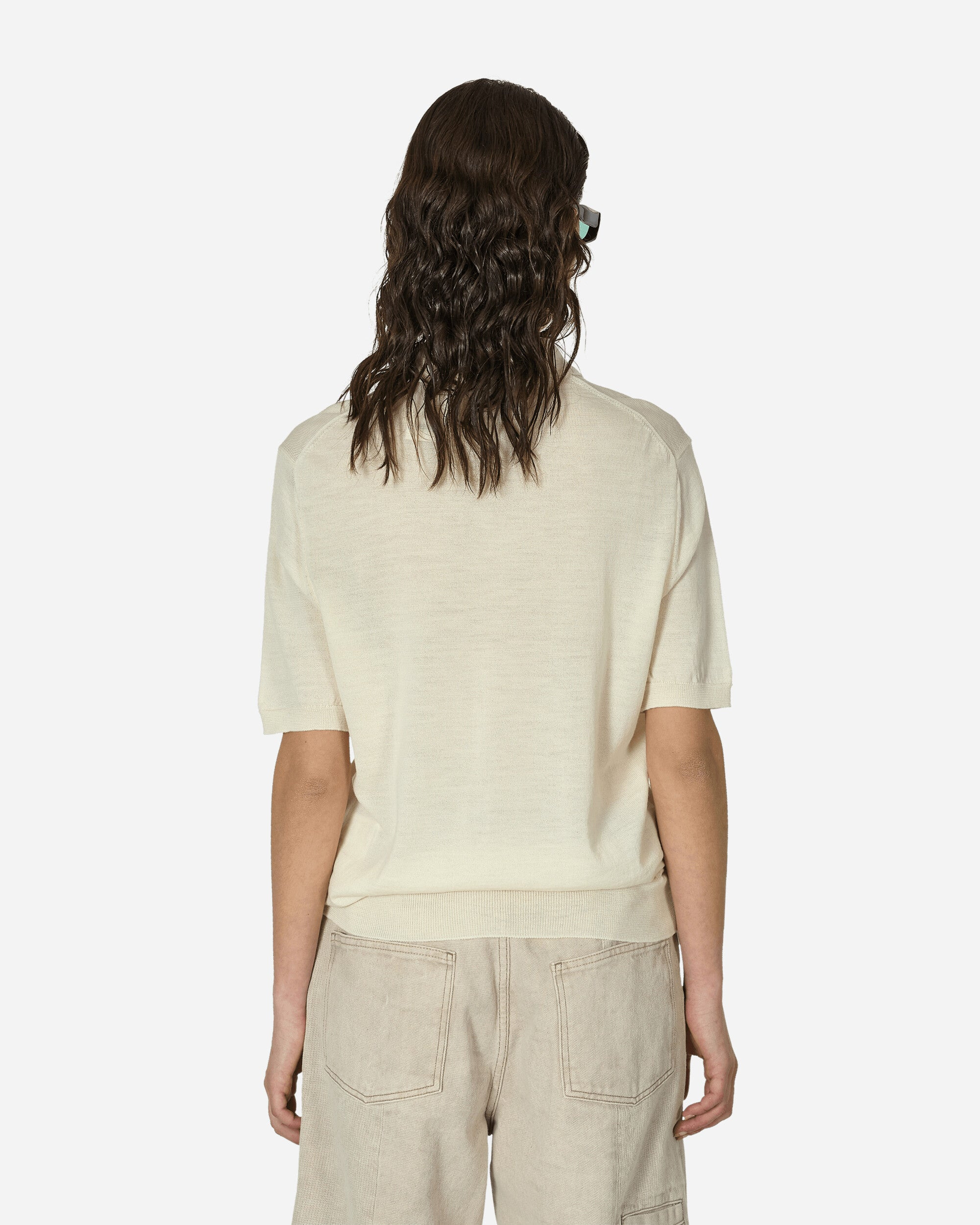 Red Heart Polo Sweater Off White - 3