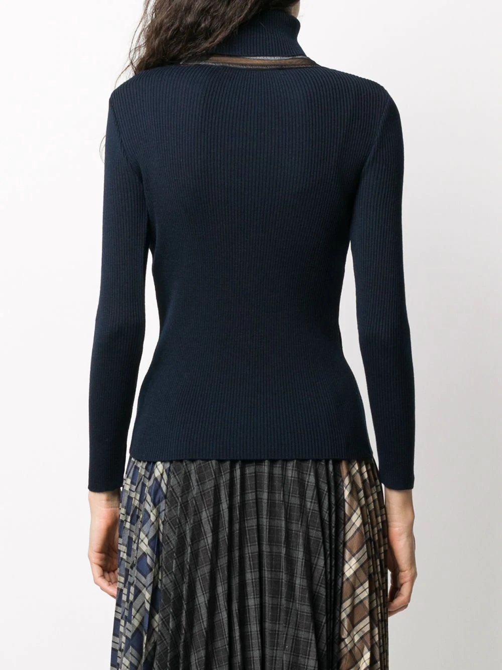 high neck knitted jumper - 4