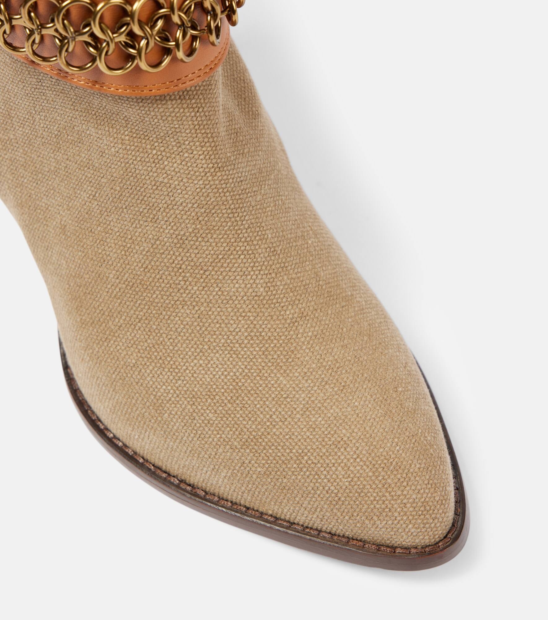 Levon canvas cowboy boots - 5