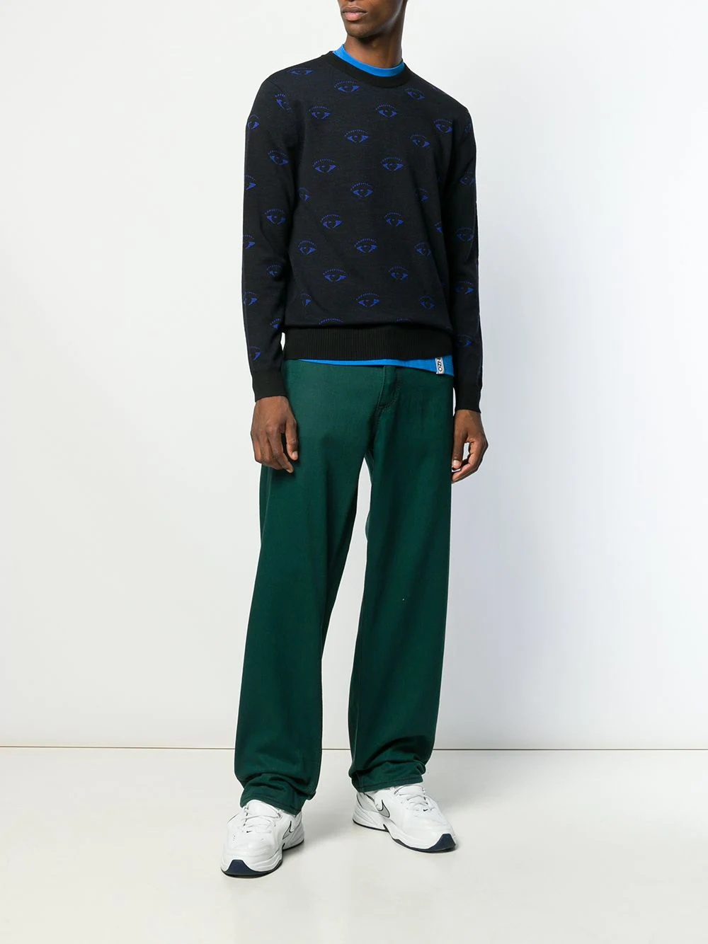 eye pattern jumper - 2