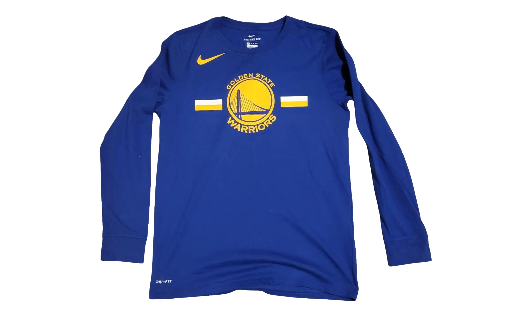 NBA Golden State Warriors Long Sleeve T-Shirt "Blue" AA6528 495 - 1
