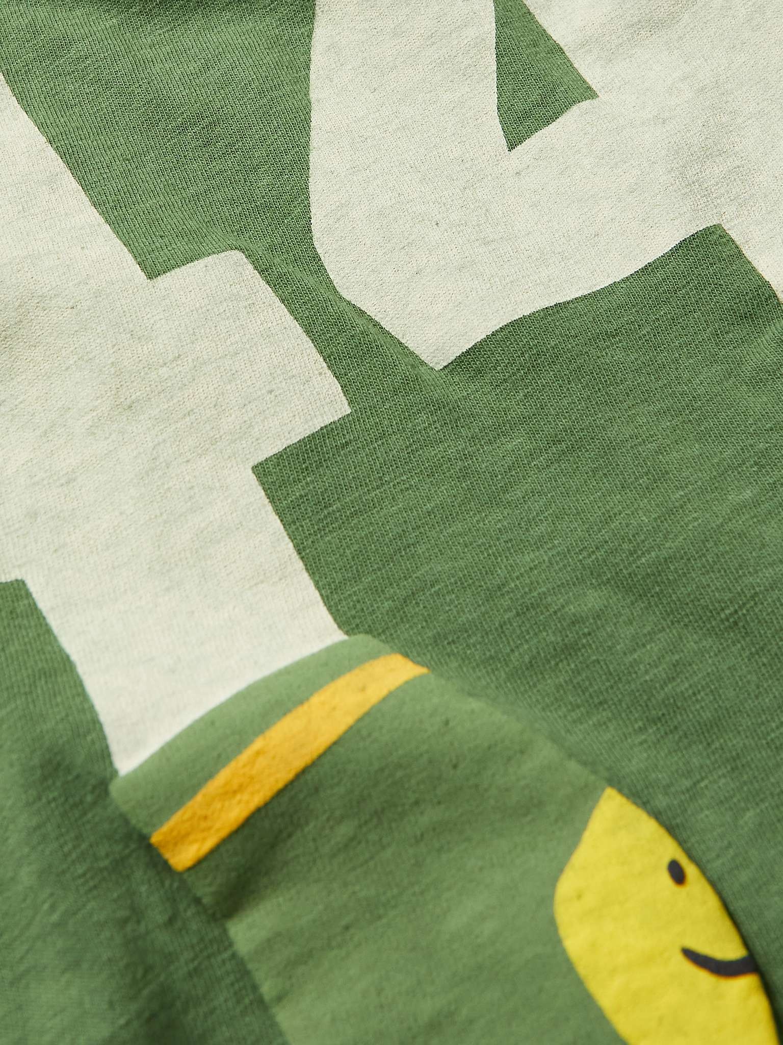 Striped Printed Cotton-Jersey T-Shirt - 3