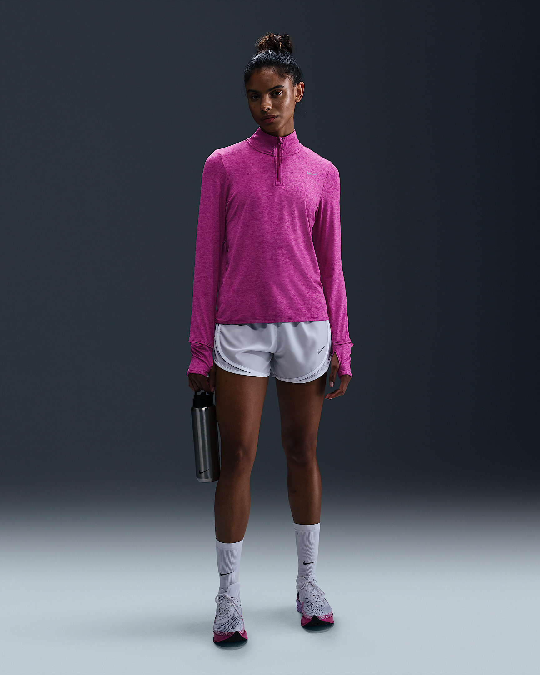 Nike Swift Element Women's UV Protection 1/4-Zip Running Top - 4
