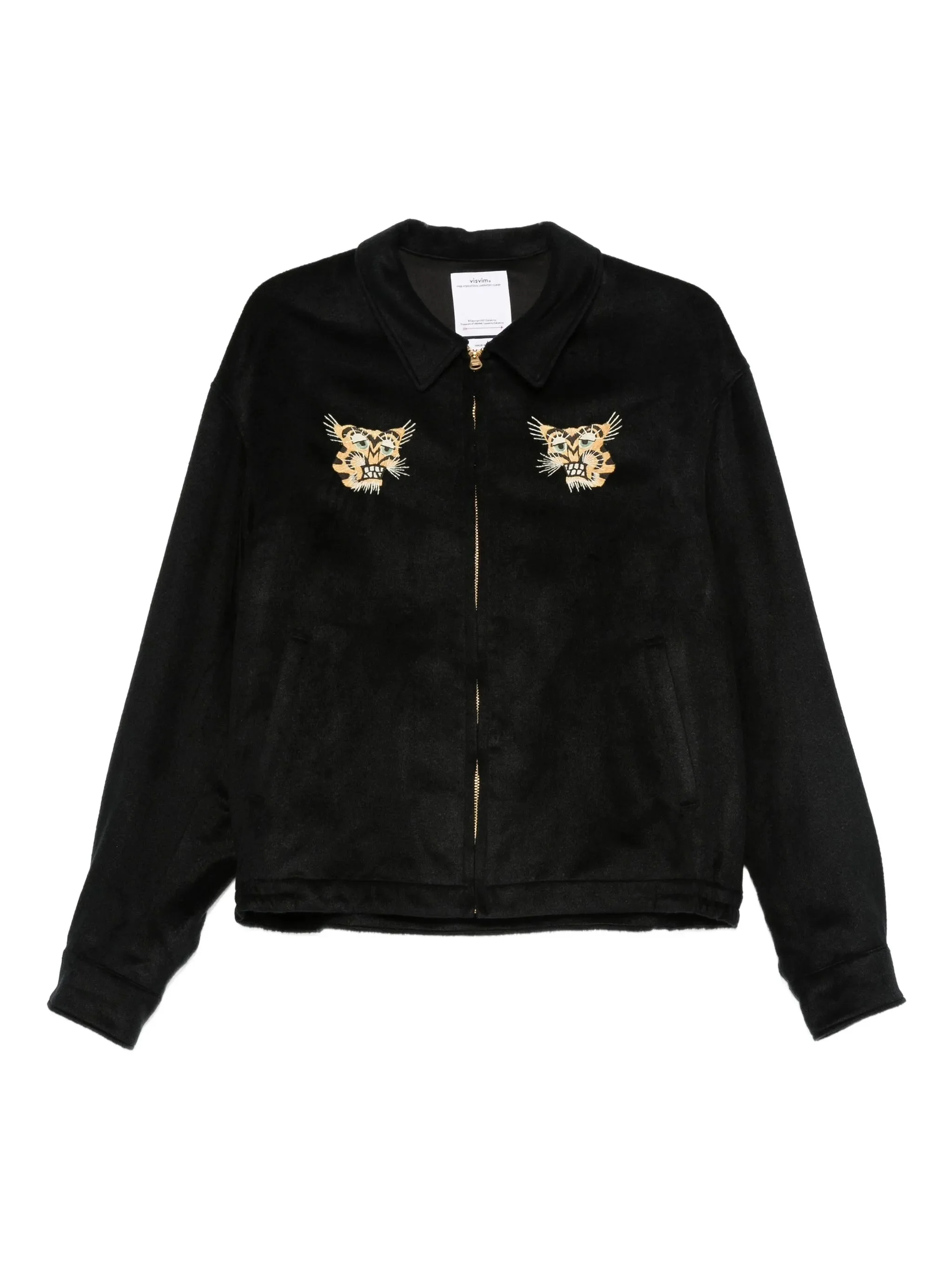embroidered blouson jacket - 1