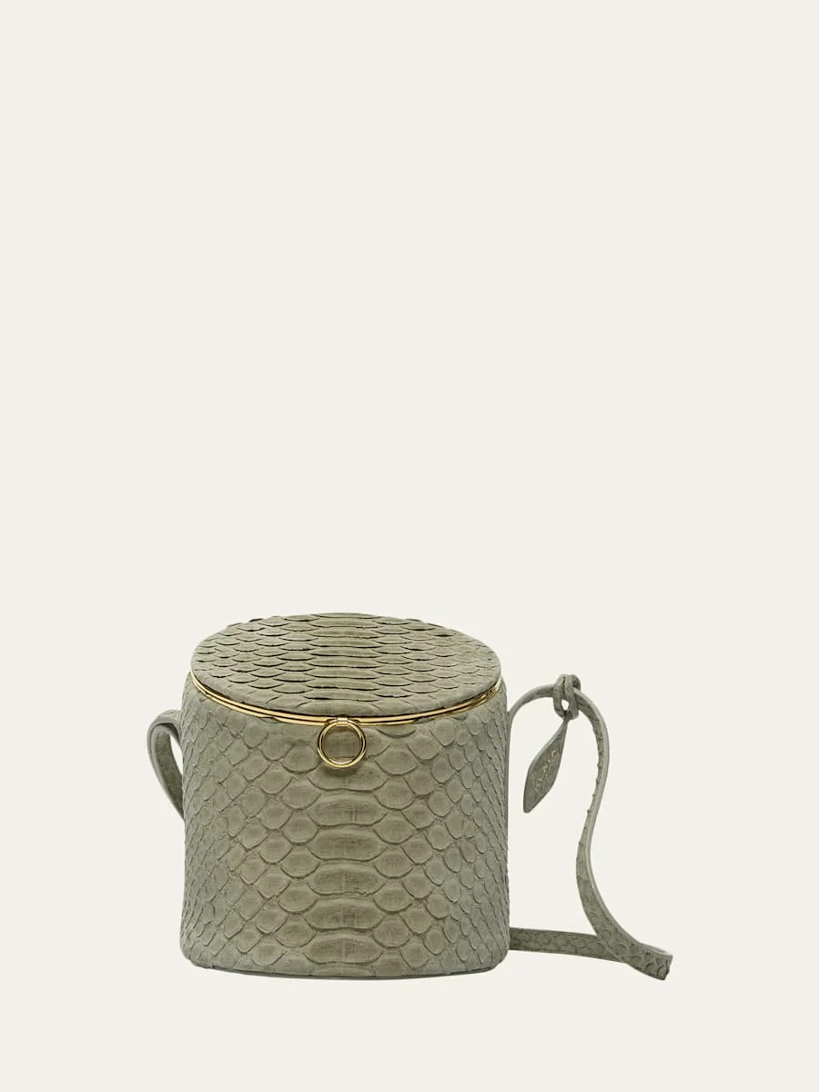 La Canette Shoulder Bag in Snakeskin - 1