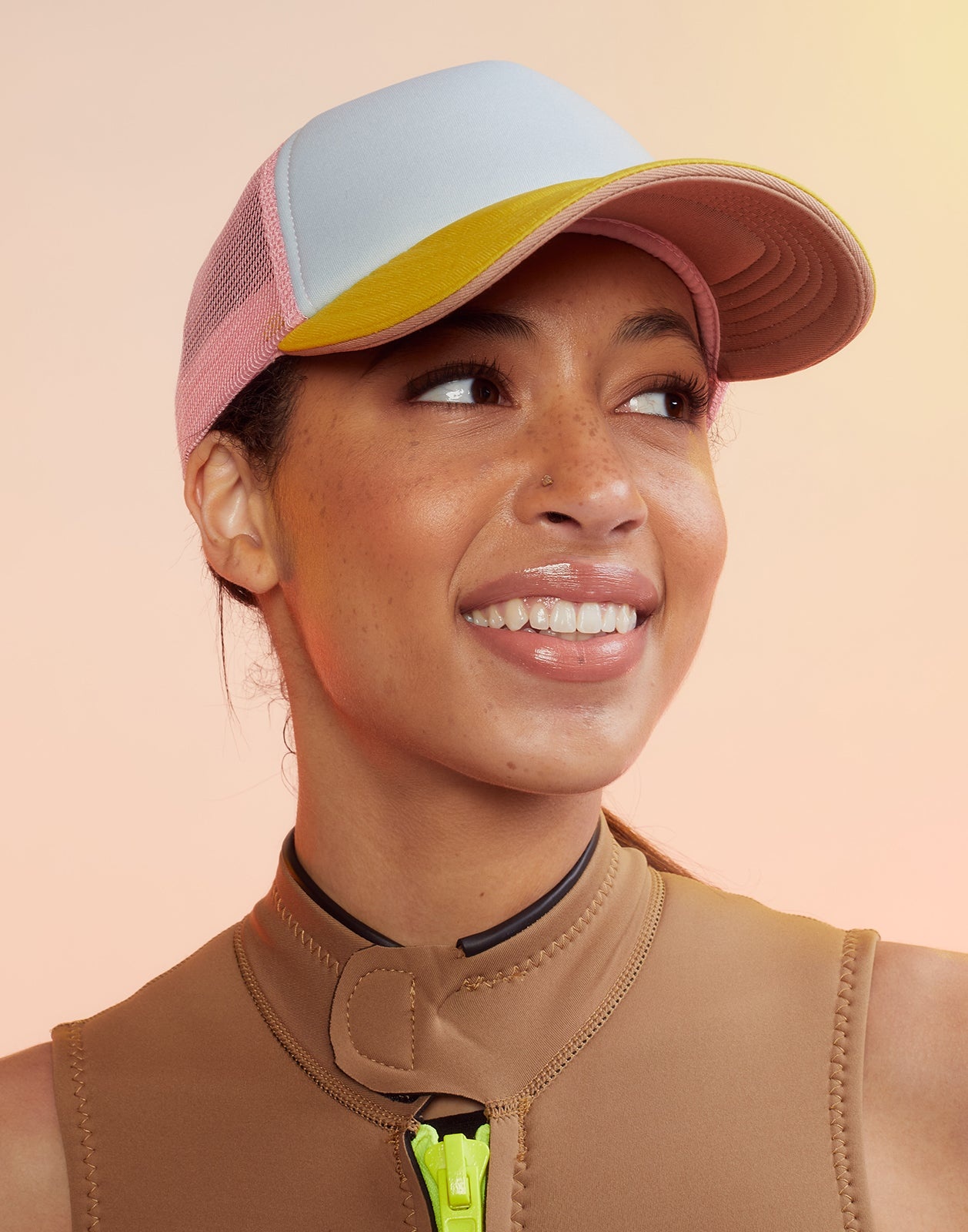 Colorblock Trucker Hat - 5