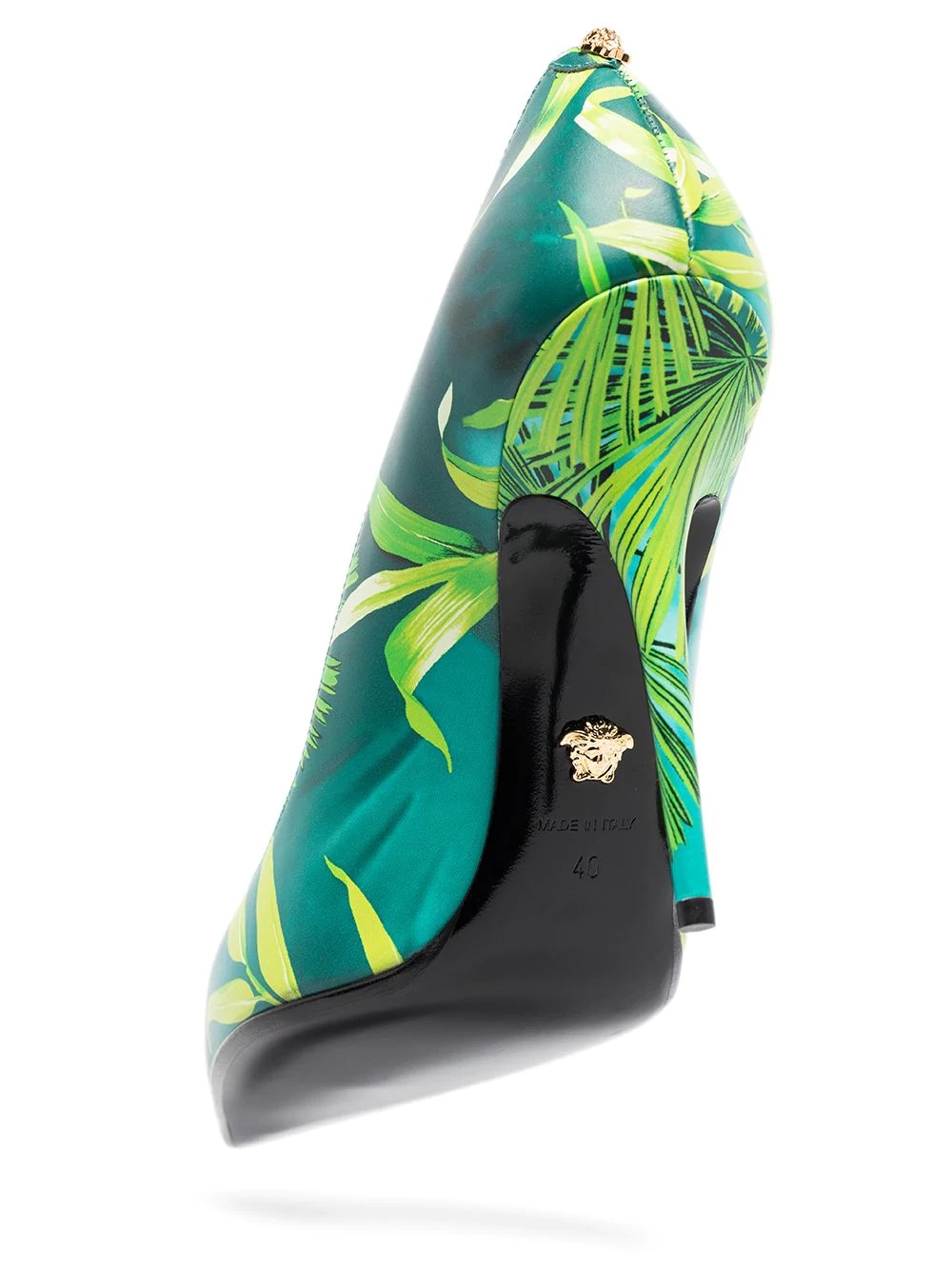 110mm leaf-print pumps - 5