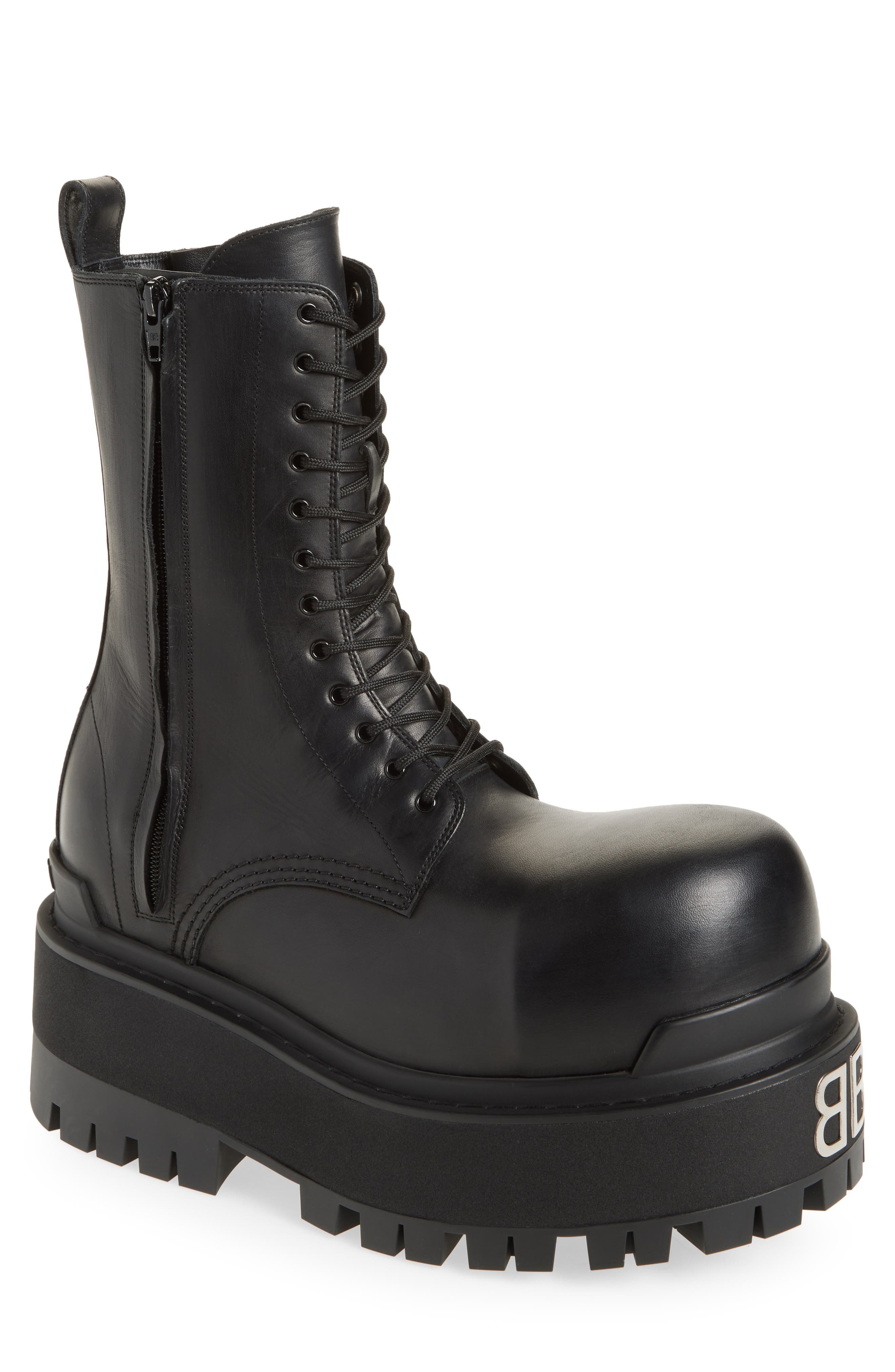 Balenciaga Giant Platform Boot in 1000 Black at Nordstrom - 1
