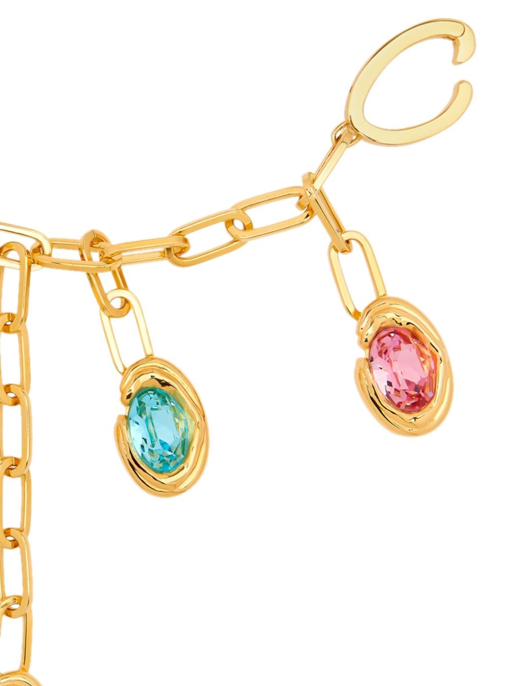 Crystal O bag charm - 2