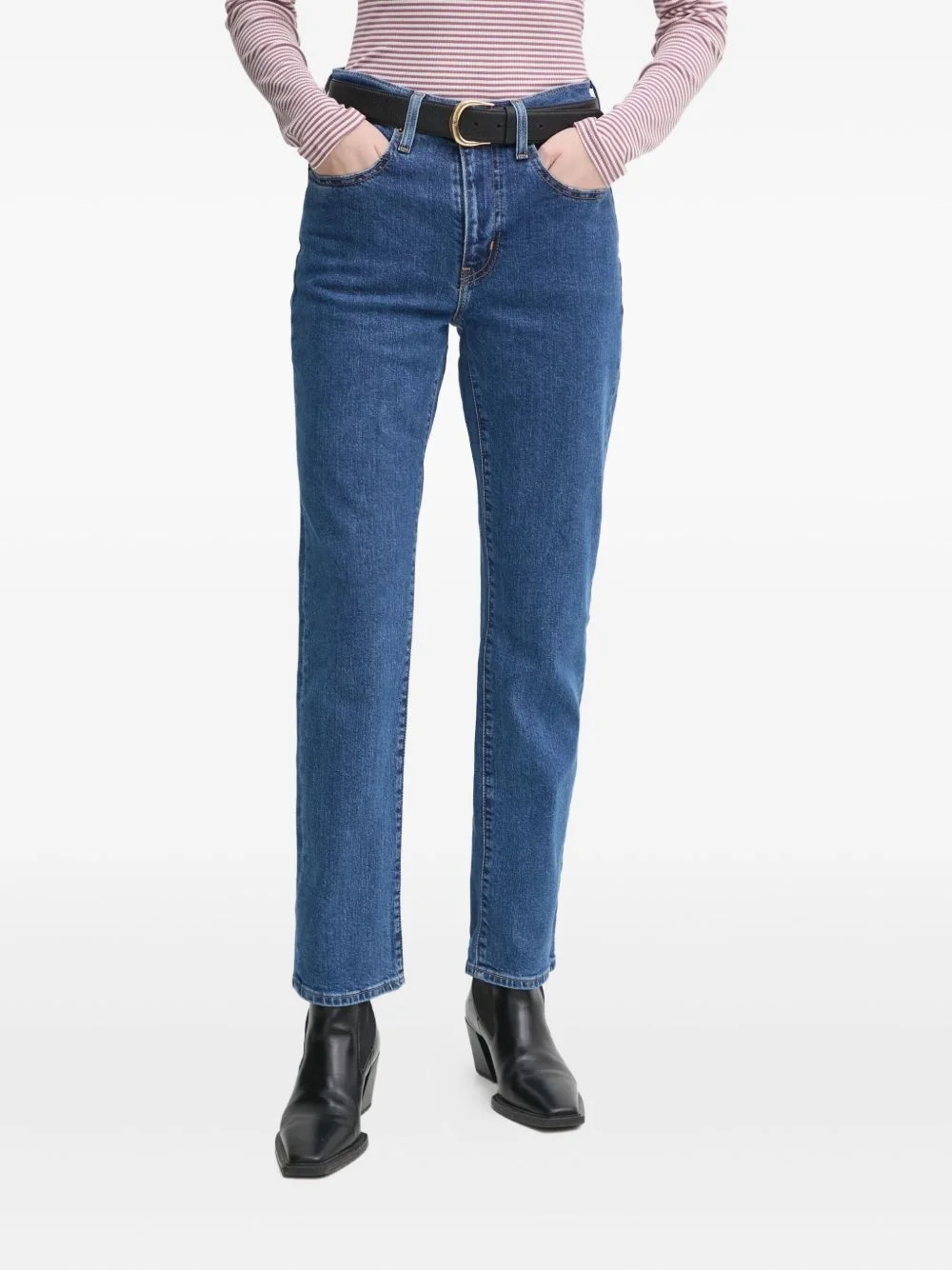 724 logo-patch jeans - 1