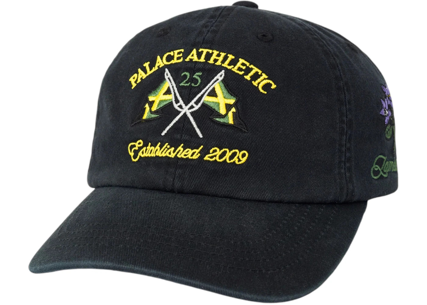 Palace Athletic 6-Panel Black - 1