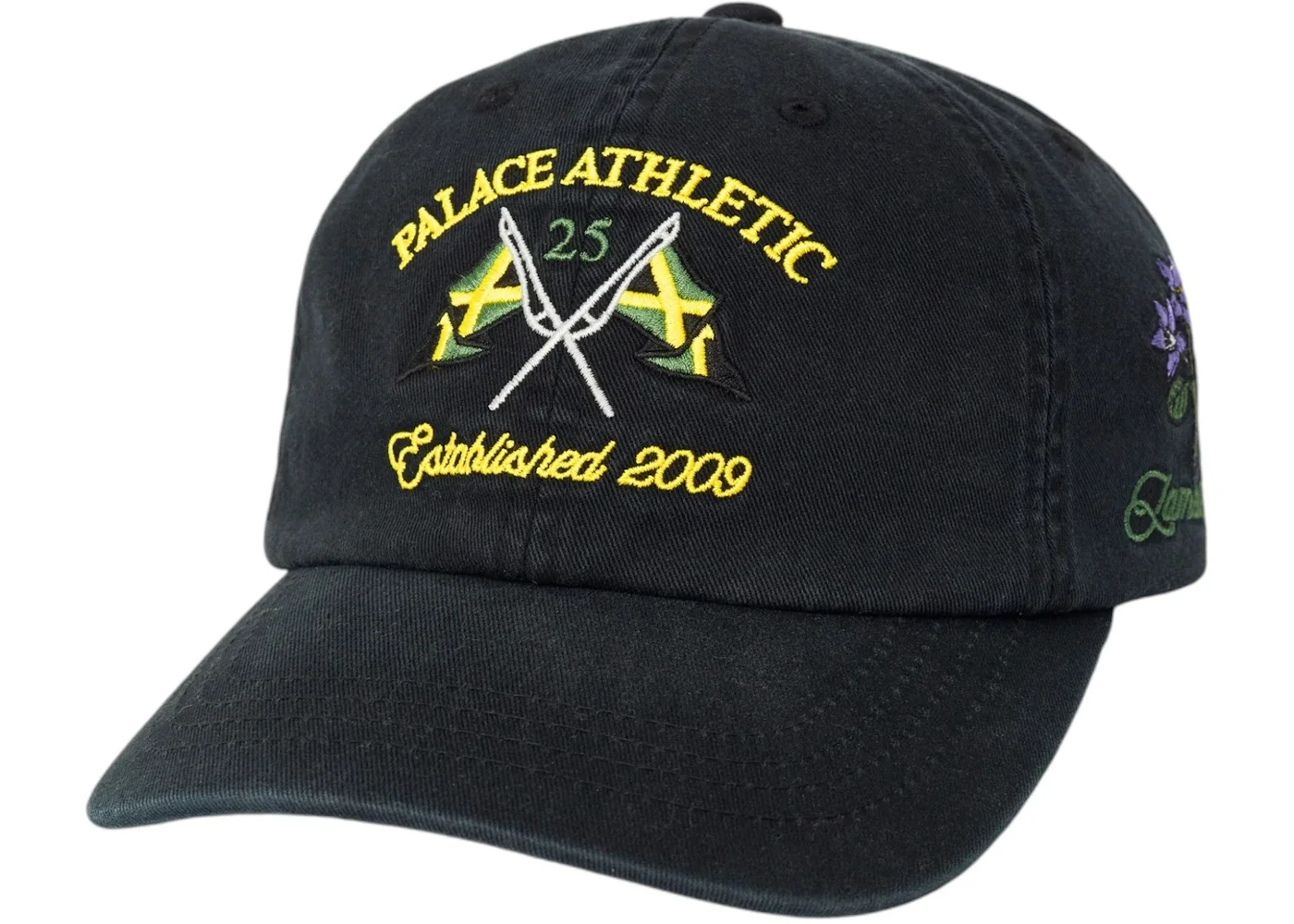 Palace Athletic 6-Panel Black - 1