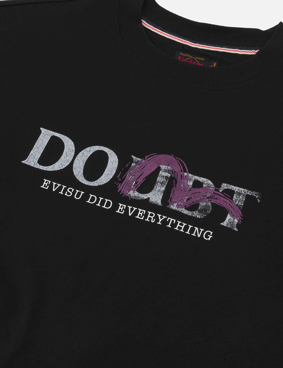 Brushstroke Seagull and Slogan Relax Fit T-shirt - 5