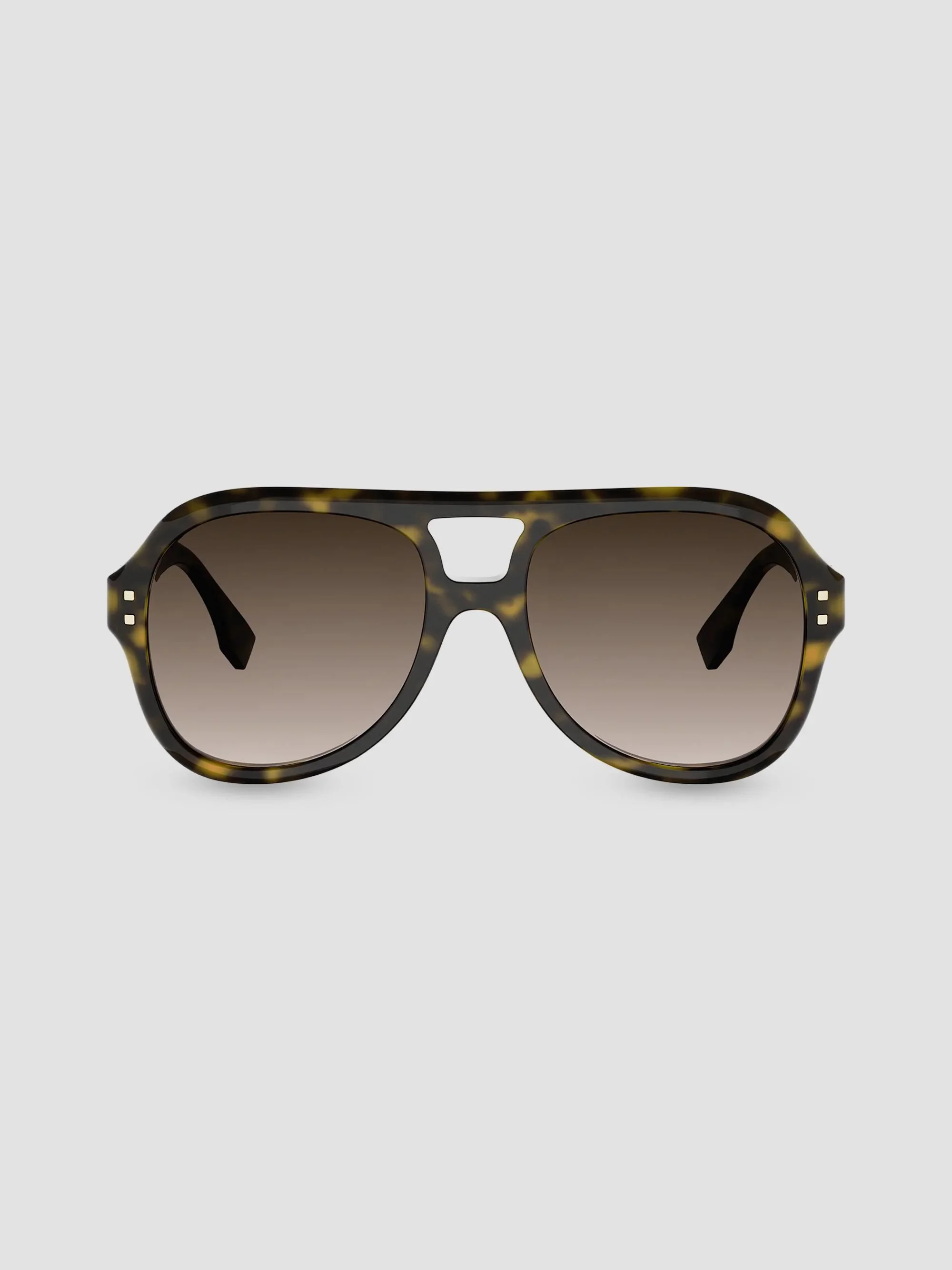 Women's Fendi Five Sisters 56MM Aviator Sunglasses - Dark Brown - 1