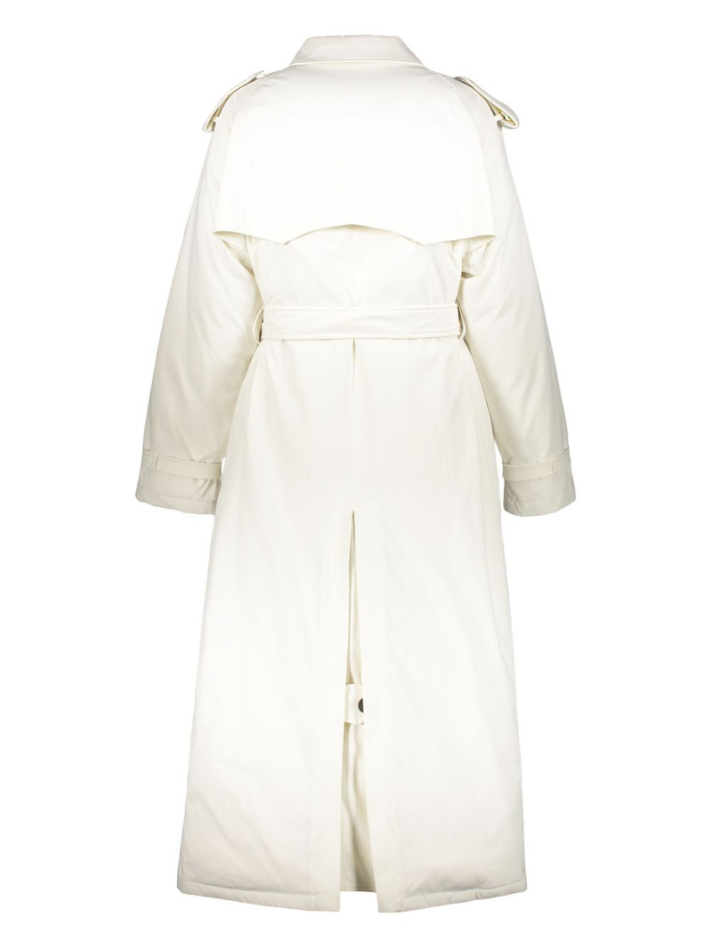 Herno double-breasted padded trench coat outlook