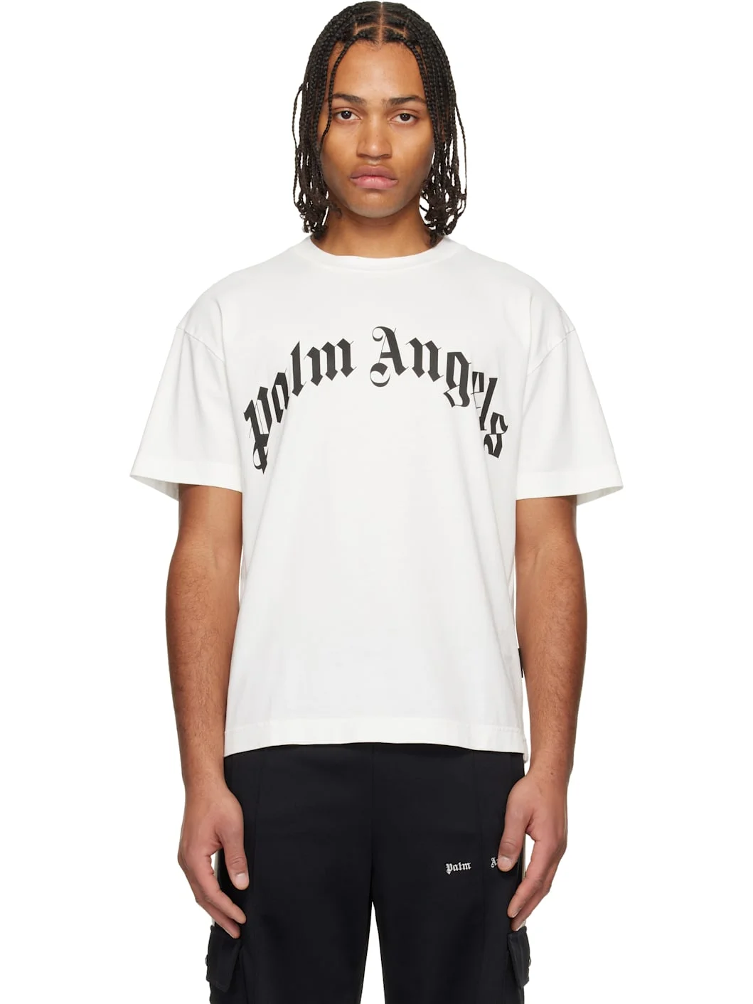 Off-White Curved Logo T-shirt - 1