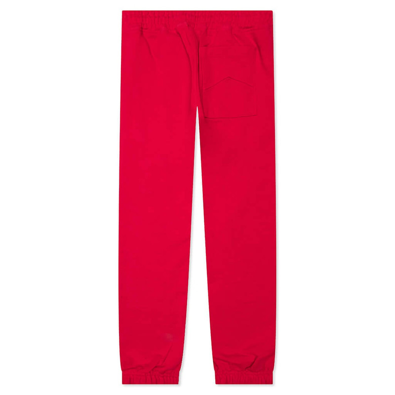 Rhude RHUDE TERRY SWEATPANT - CHERRY RED outlook