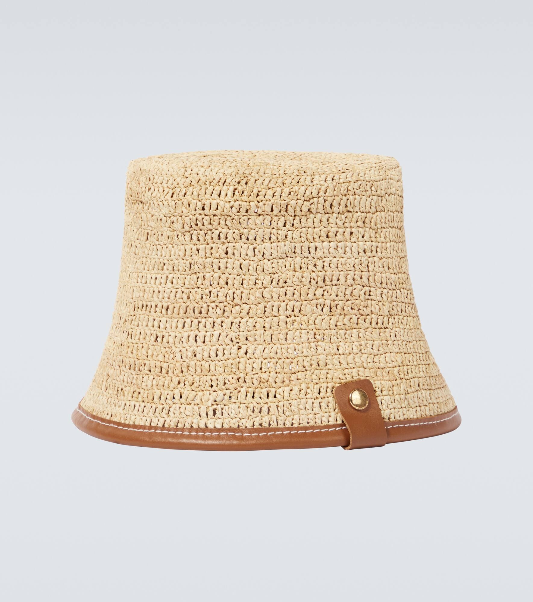 Le Bob Soli raffia bucket hat - 4
