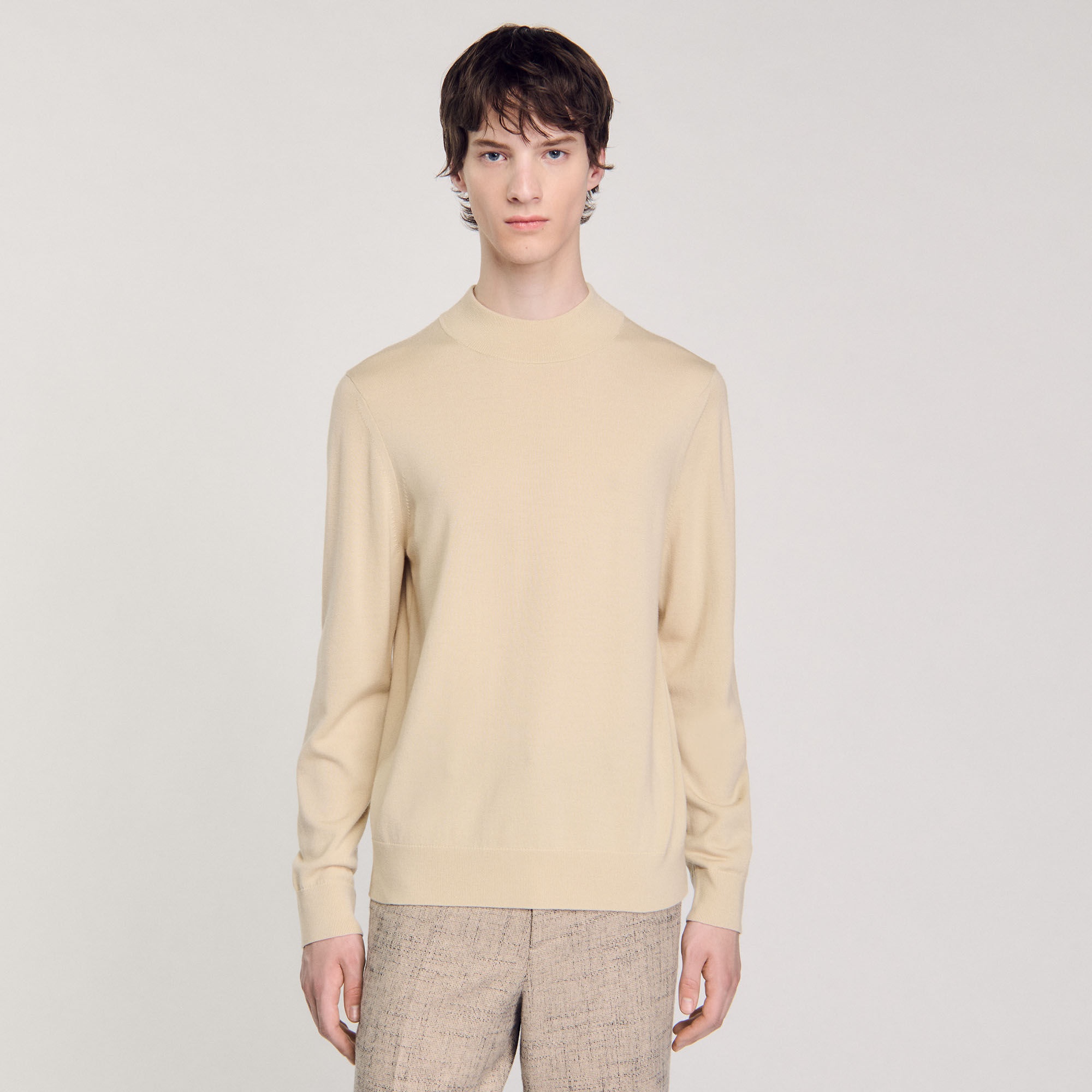 FUNNEL NECK SWEATER - 5