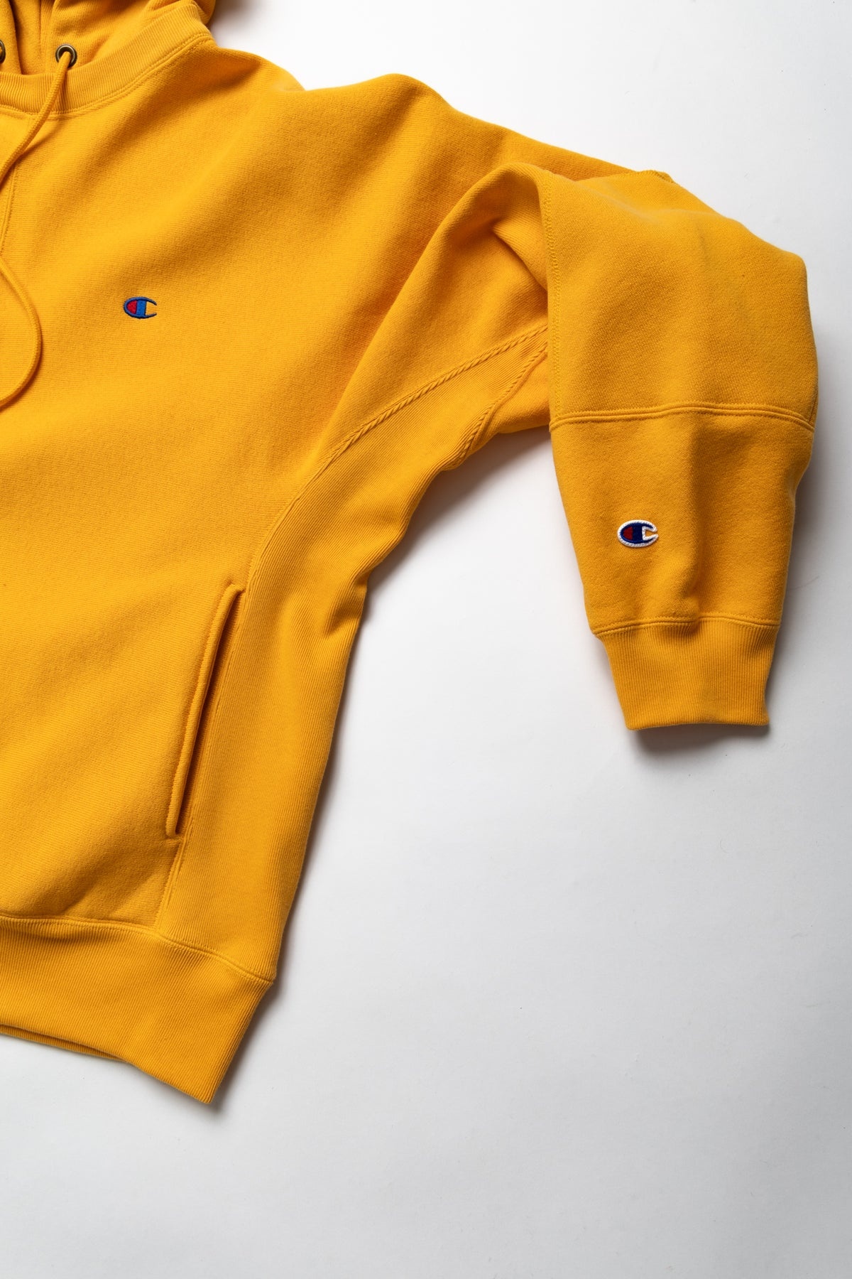 N. HOOLYWOOD x Champion Hooded Sweatshirt - Mustard