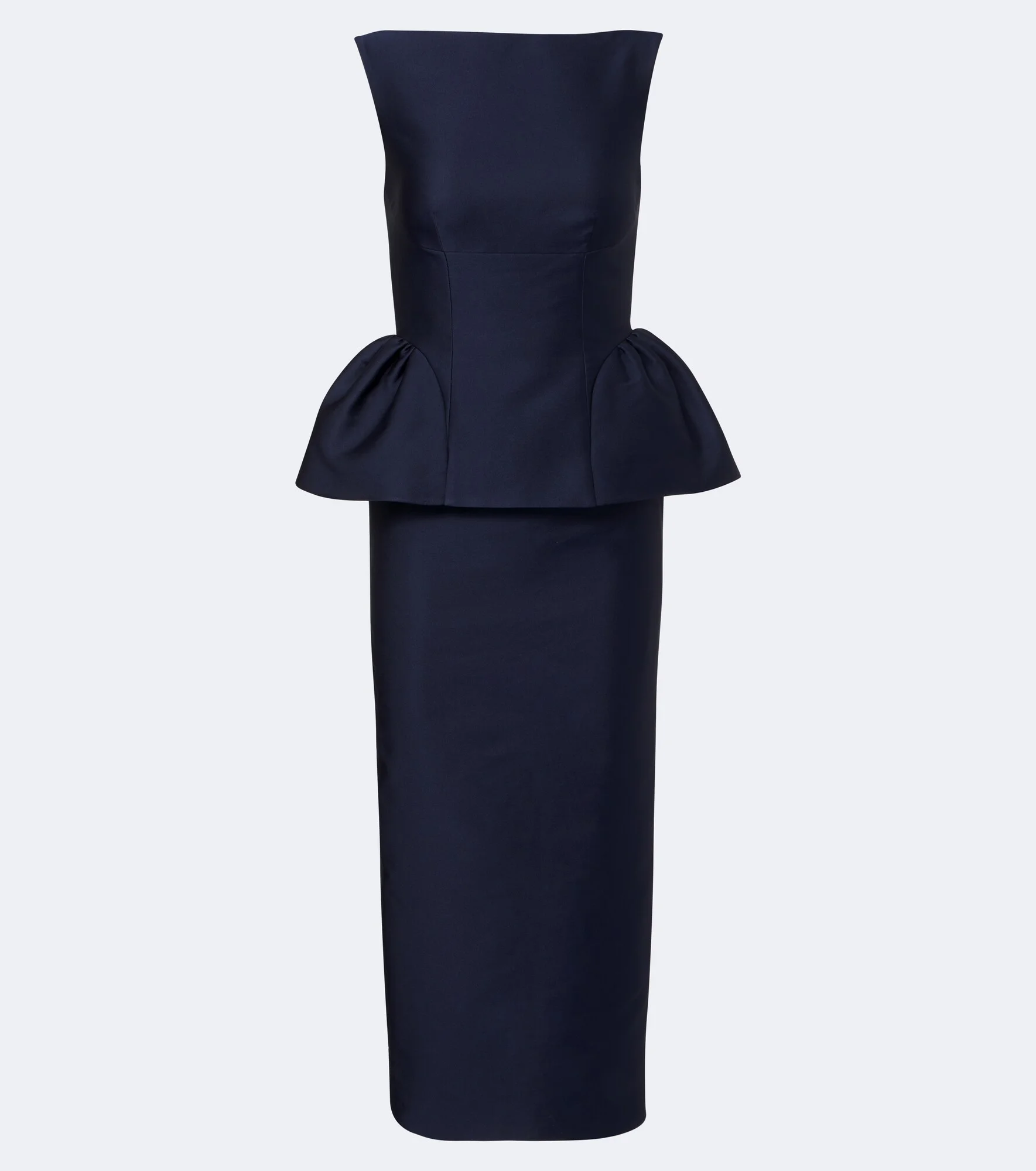 Peplum taffeta cocktail dress - 1