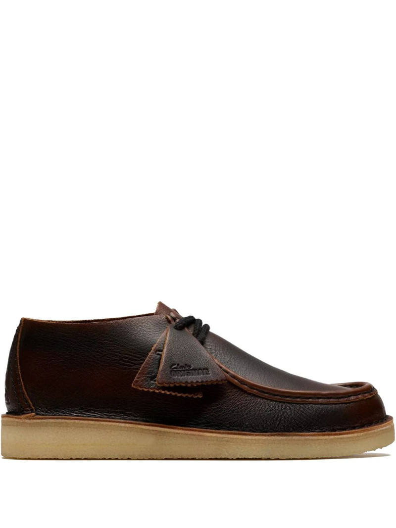 Wallabee lace-up leather boots 1