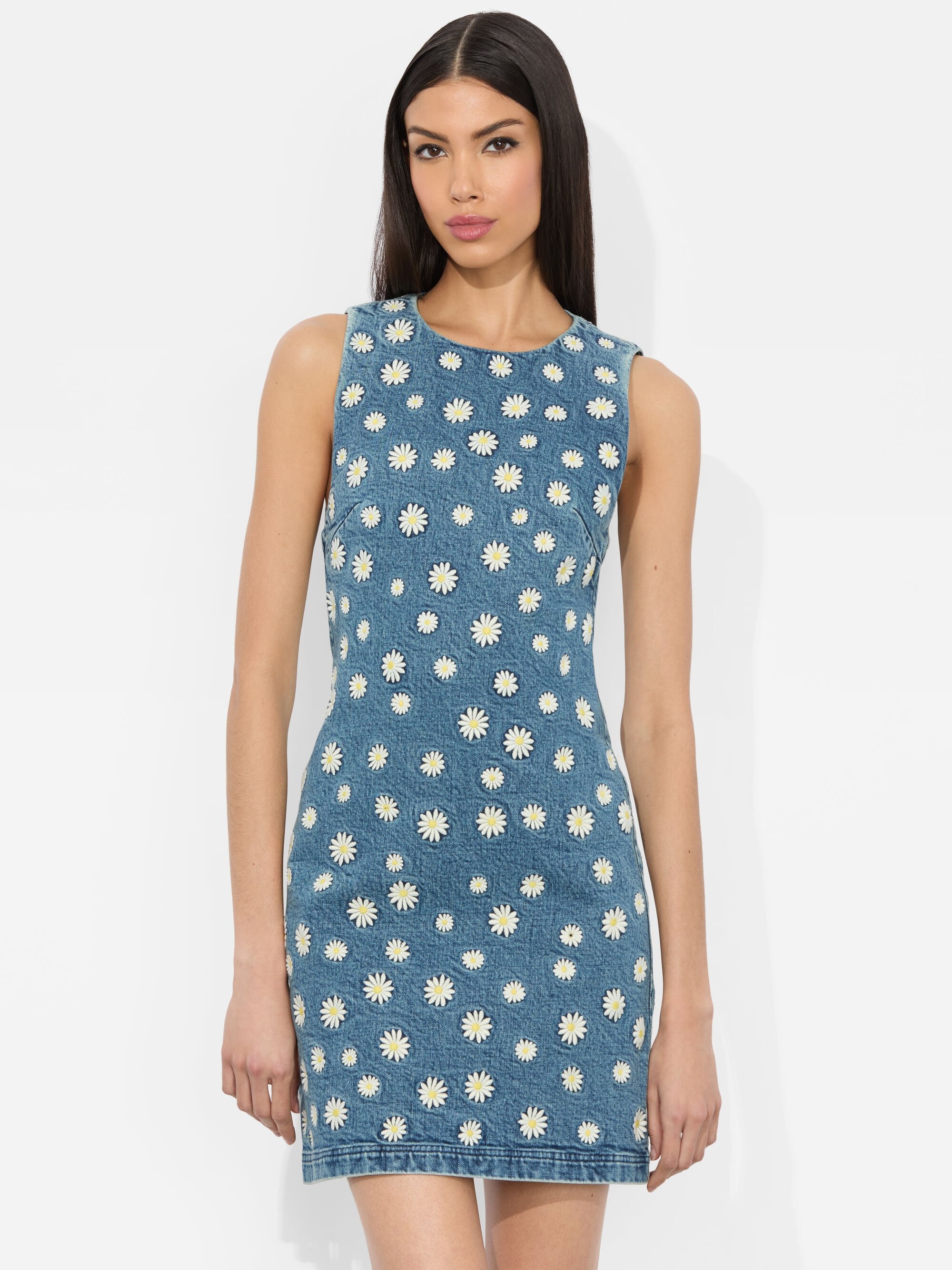 WYNELL EMBROIDERED MINI DRESS - 5