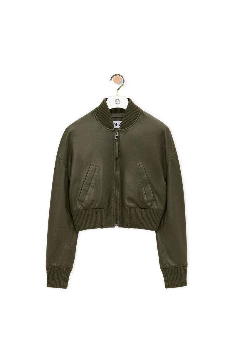 Bomber jacket in nappa lambskin - 1
