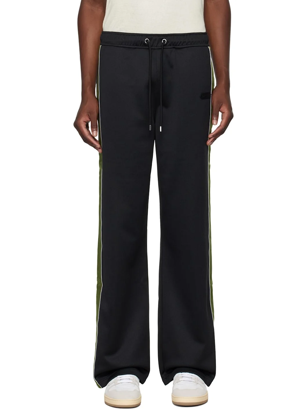 Black Stripe Sweatpants - 1