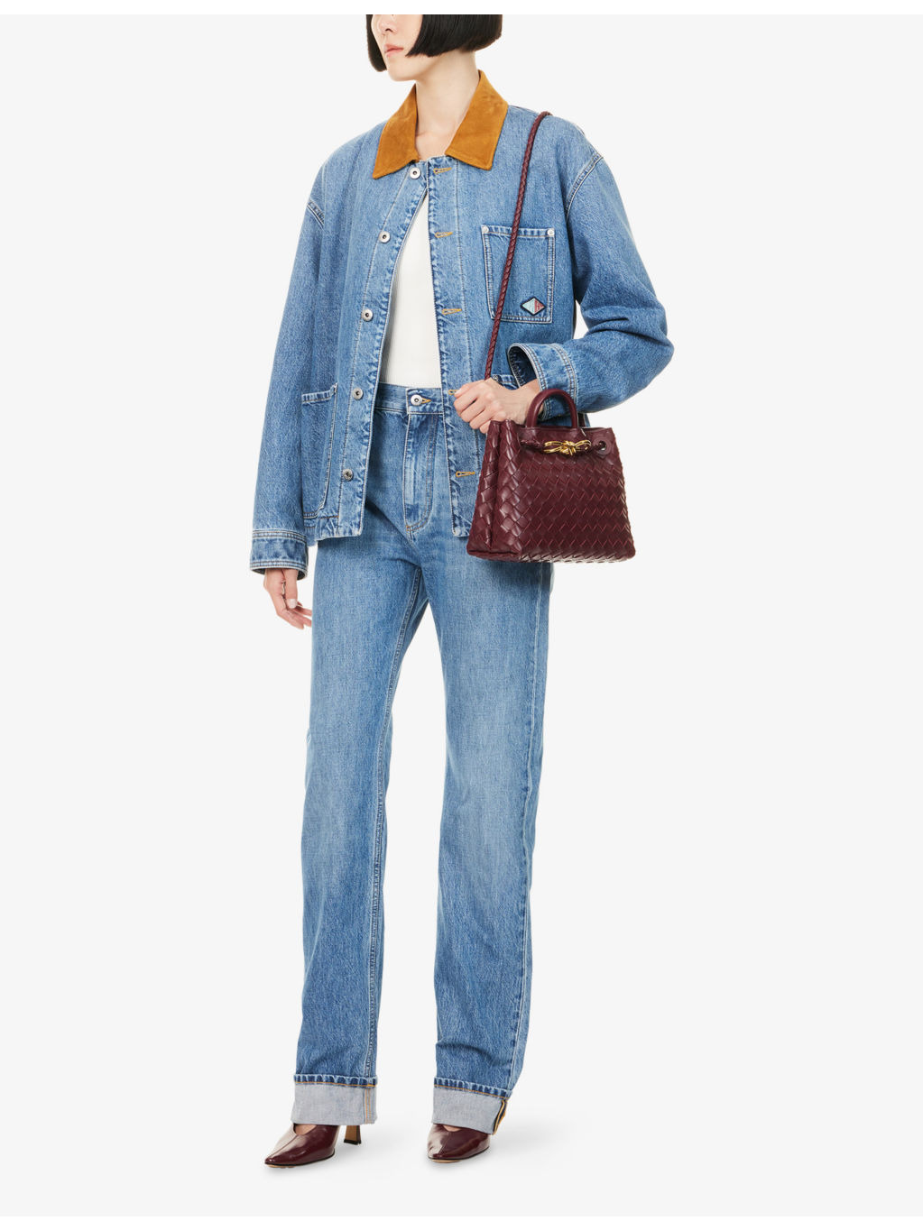Regular-Fit Straight-Leg Denim Jeans - 2