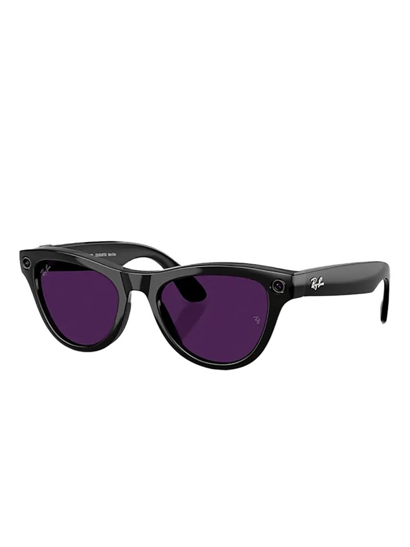 Ray-Ban Meta Skyler geometric-frame sunglasses outlook