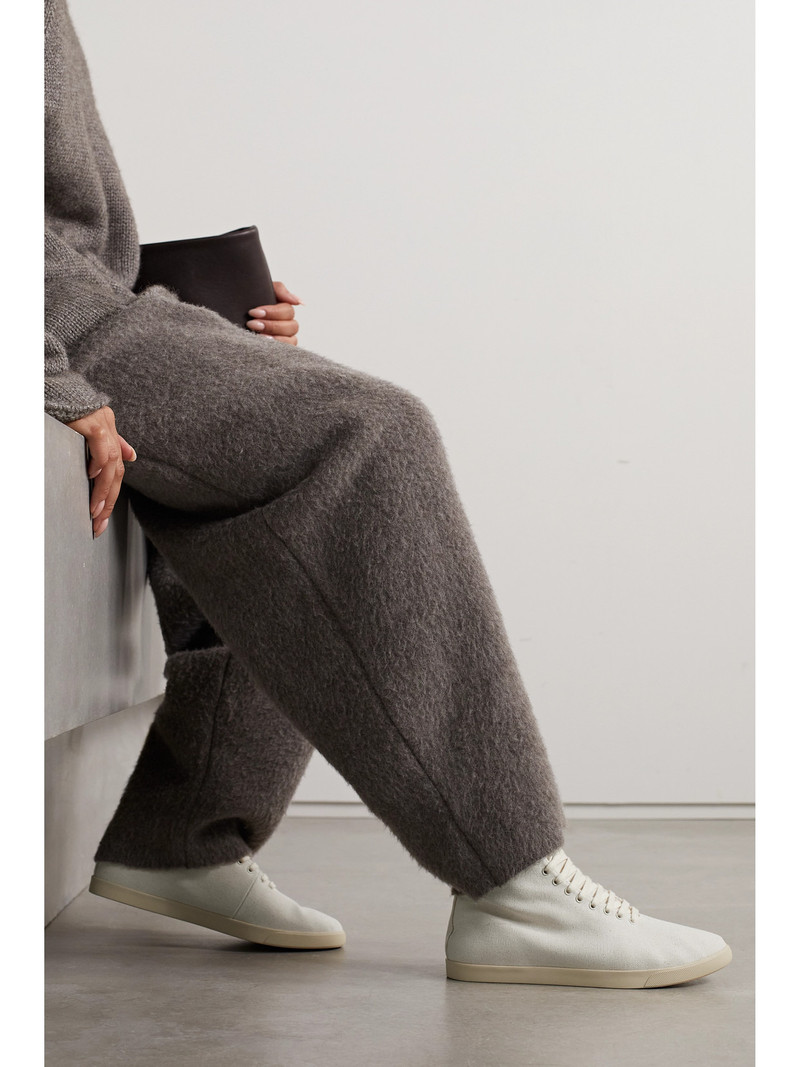 The Row Canvas High-top Sneakers outlook