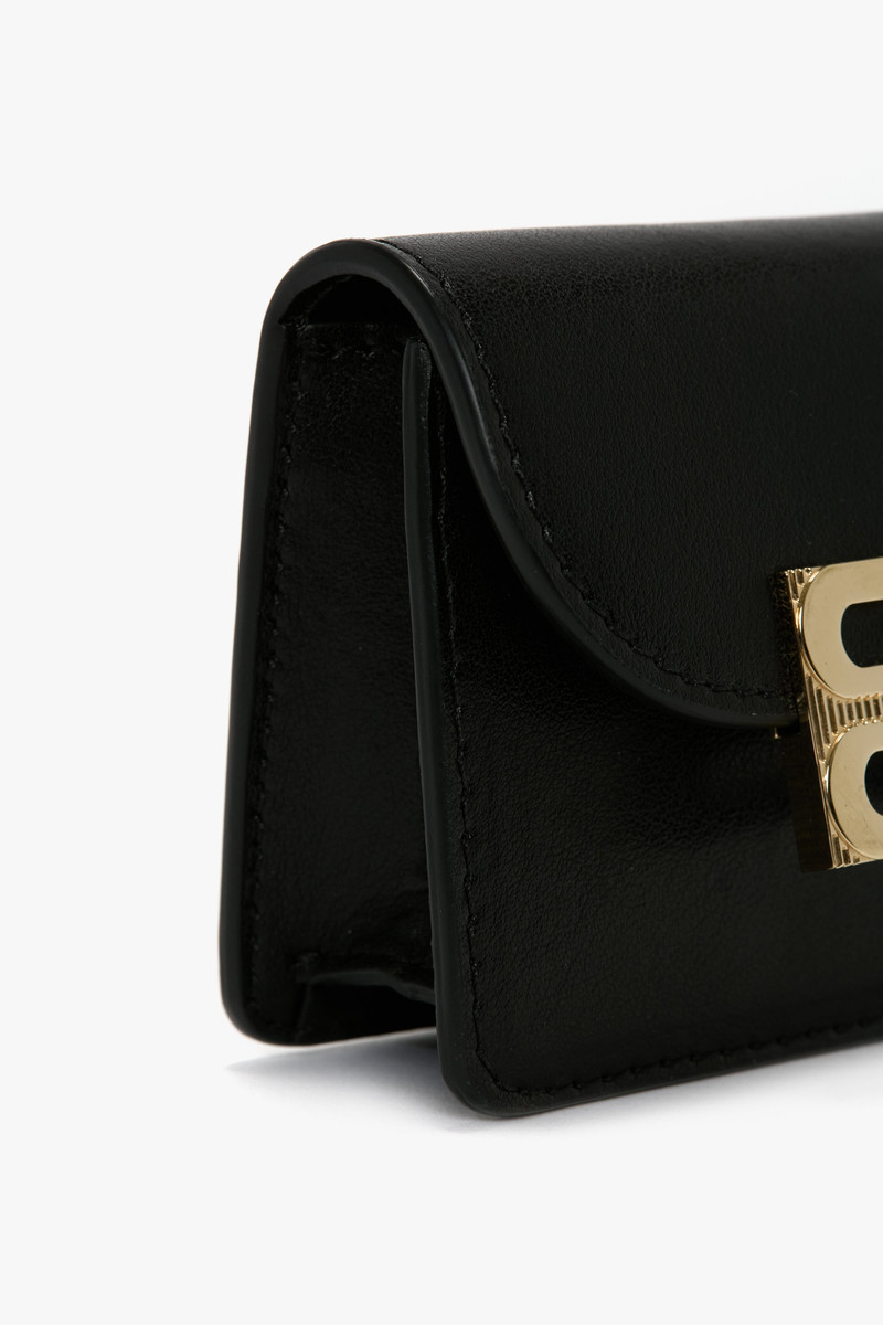 Victoria Beckham Dorian Bag Micro In Black Leather outlook