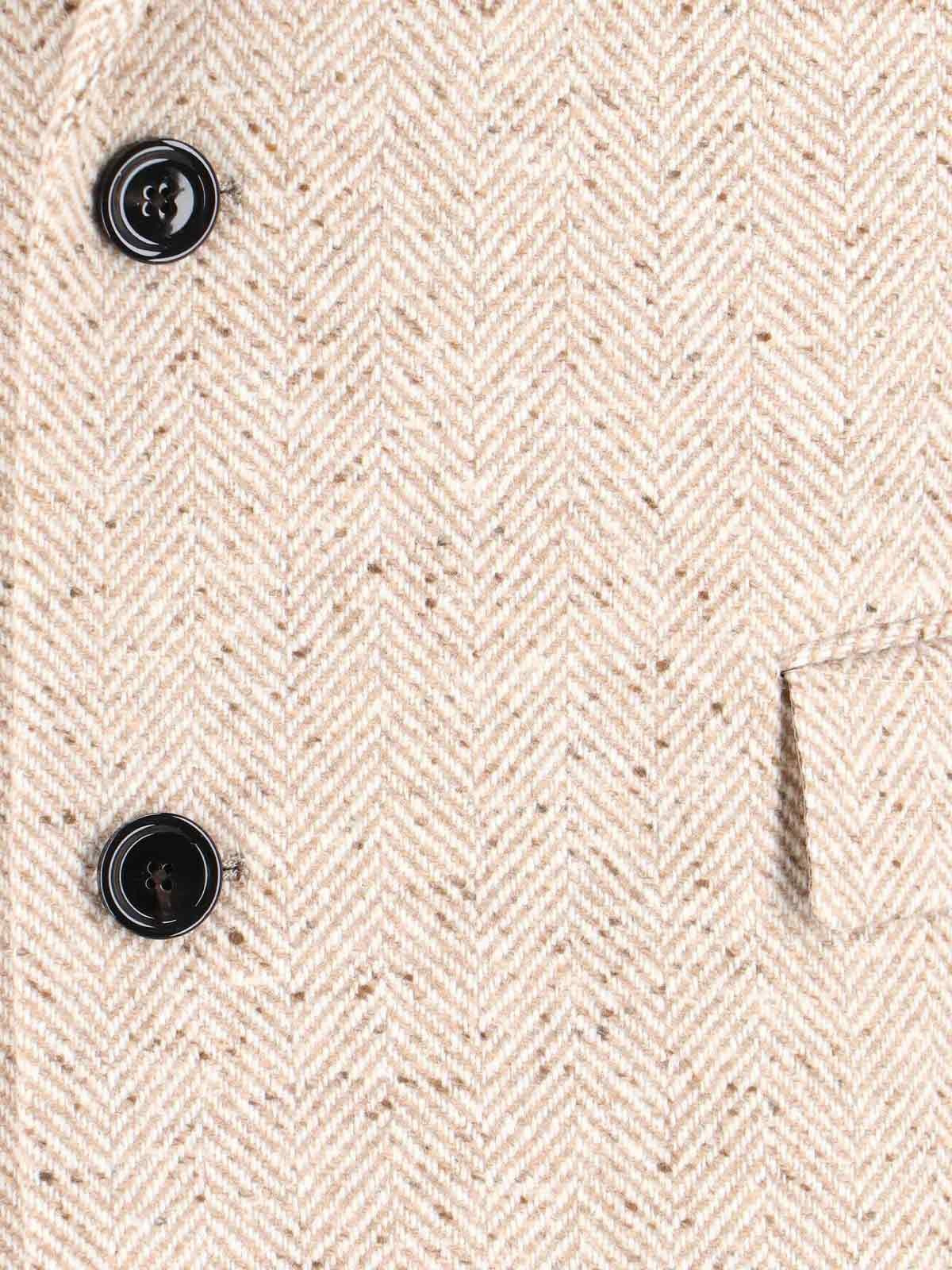 SINGLE-BREASTED VIRGIN WOOL COAT - 3