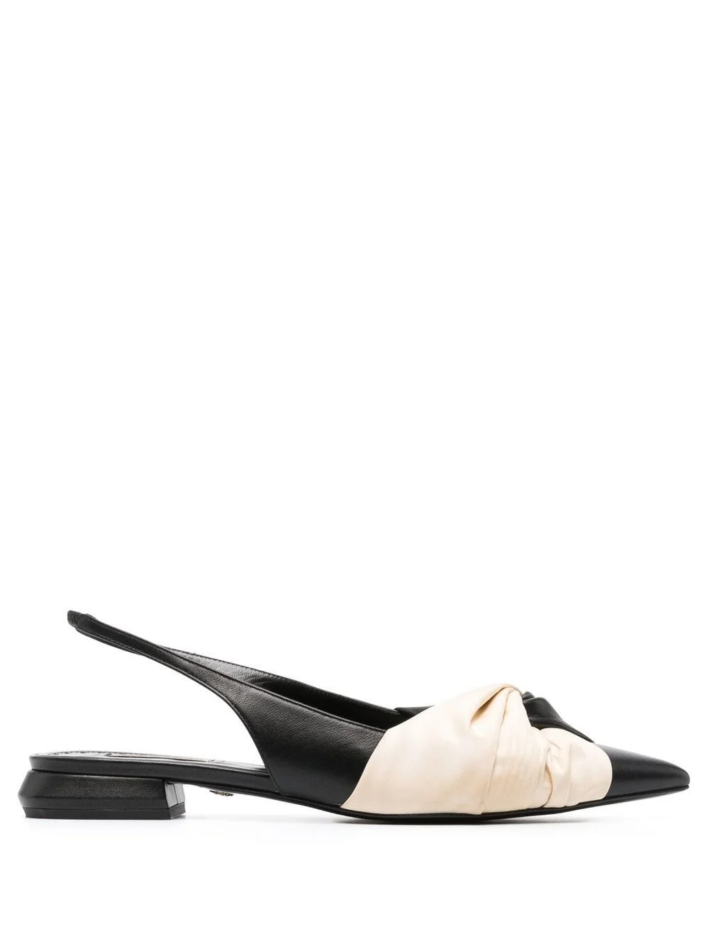 knotted slingback pumps - 1