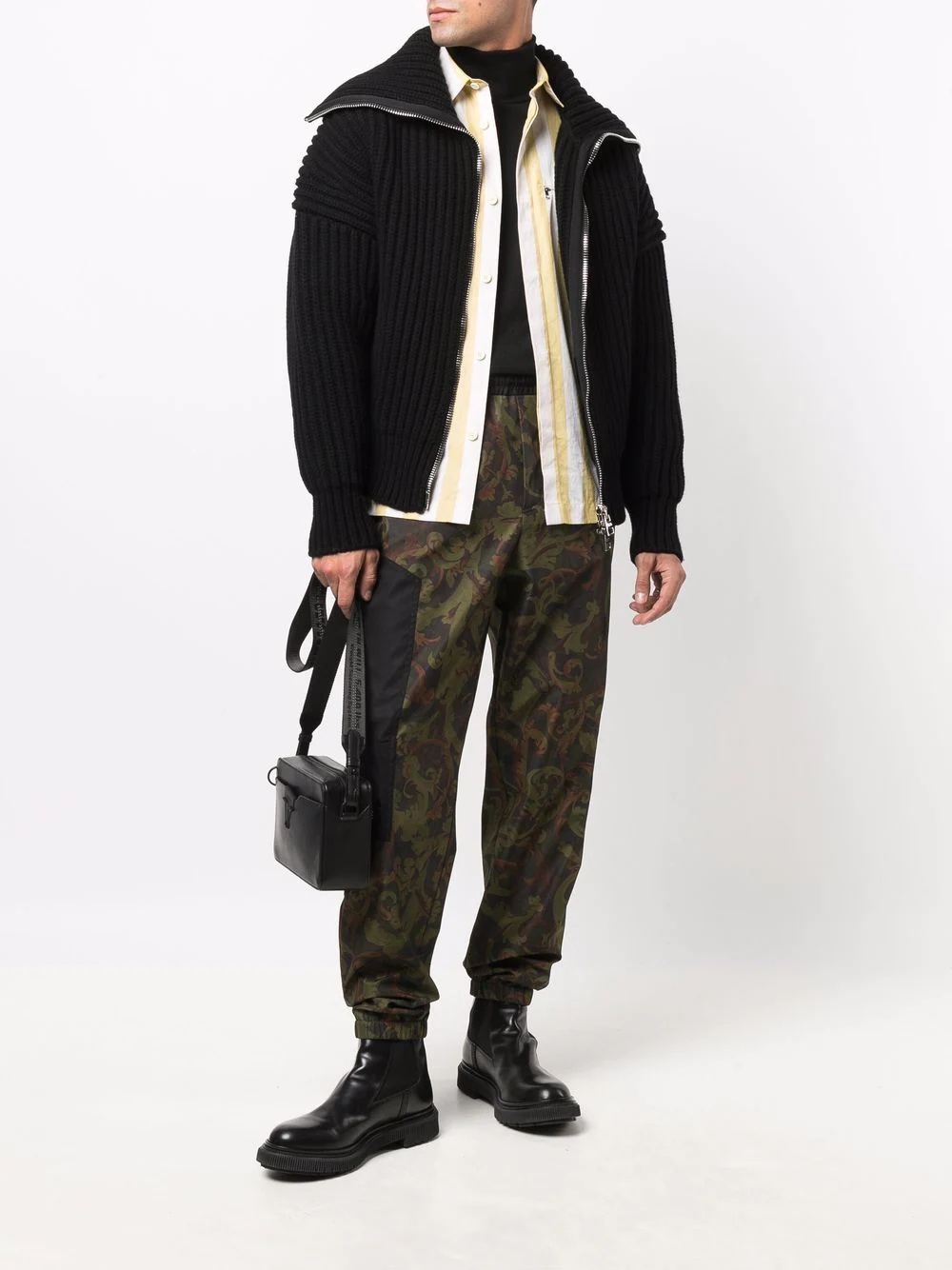 baroque-print track pants - 2